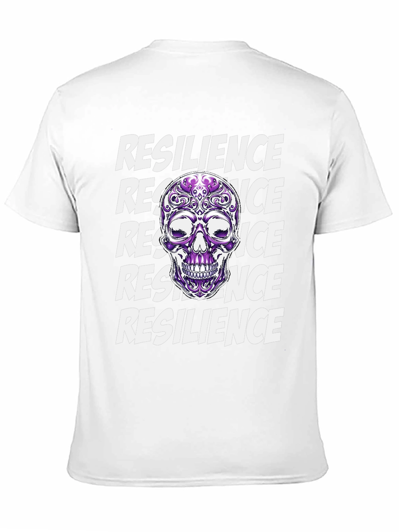 Resilience Skull Graphic T-Shirt - Stylish & Bold