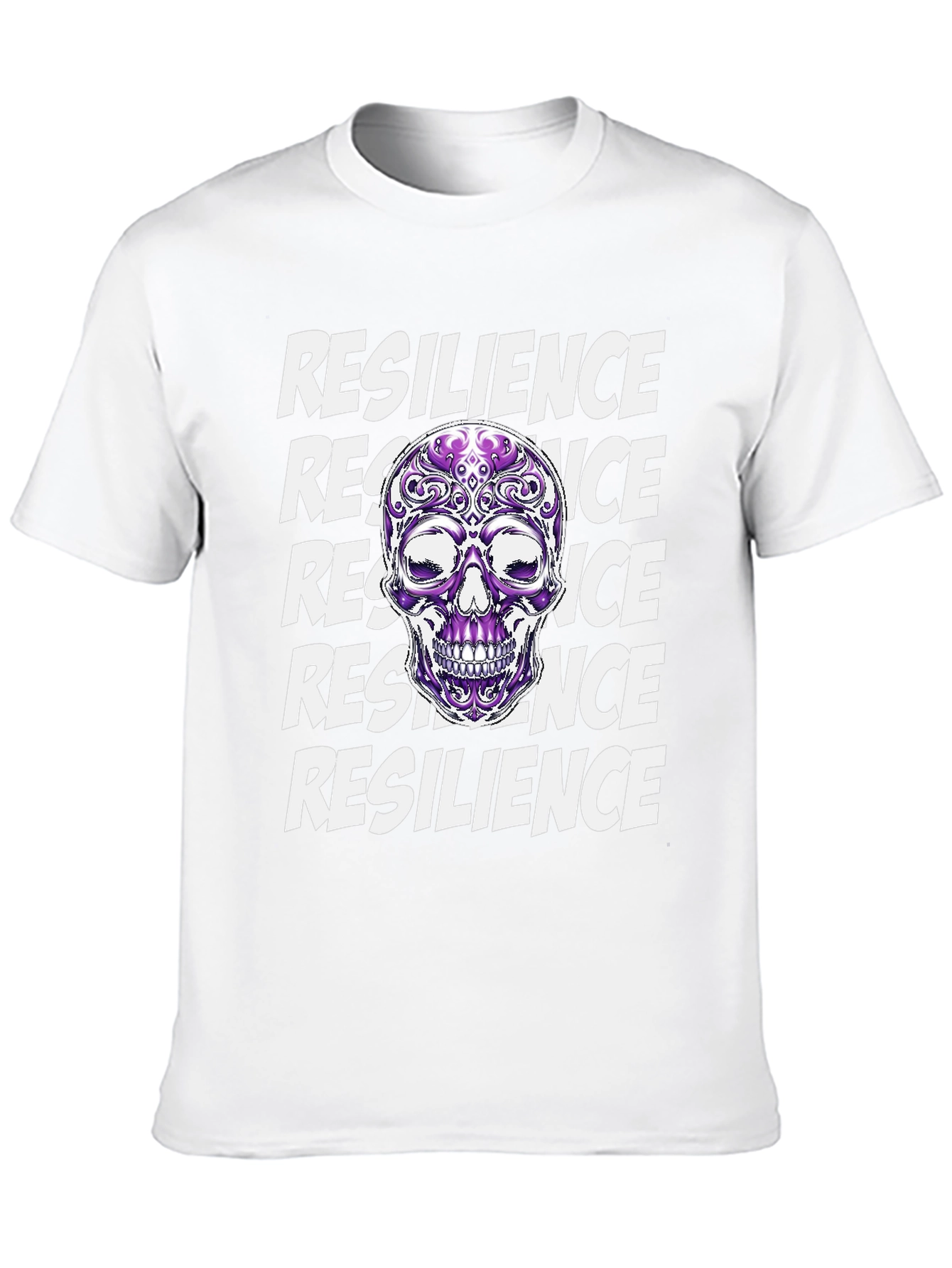 Resilience Skull Graphic T-Shirt - Stylish & Bold