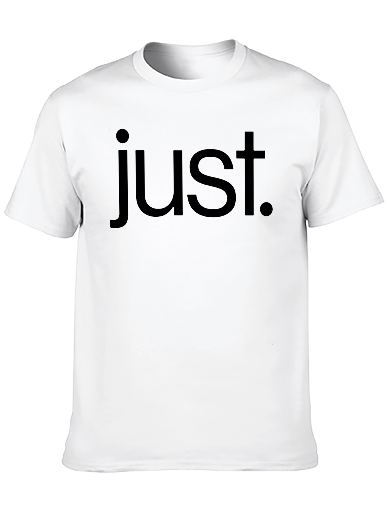 Just. Mens Graphic Tee - Black