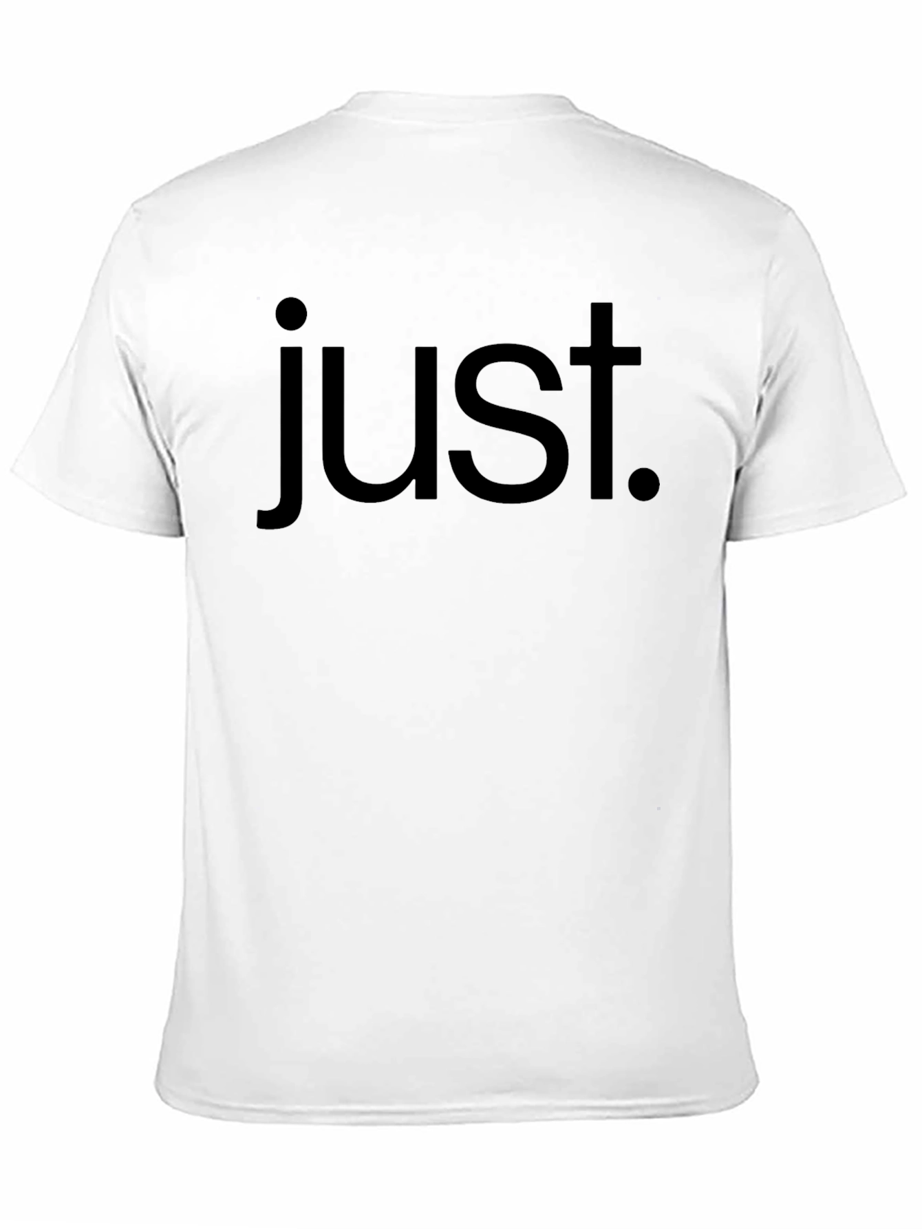 Just. Mens Graphic Tee - Black