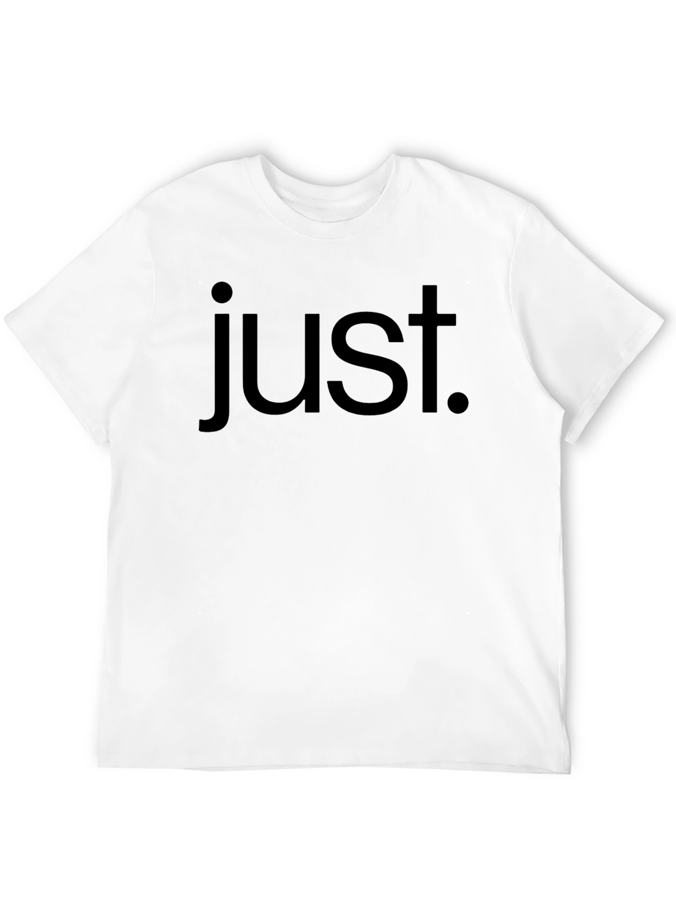 Just. Mens Graphic Tee - Black