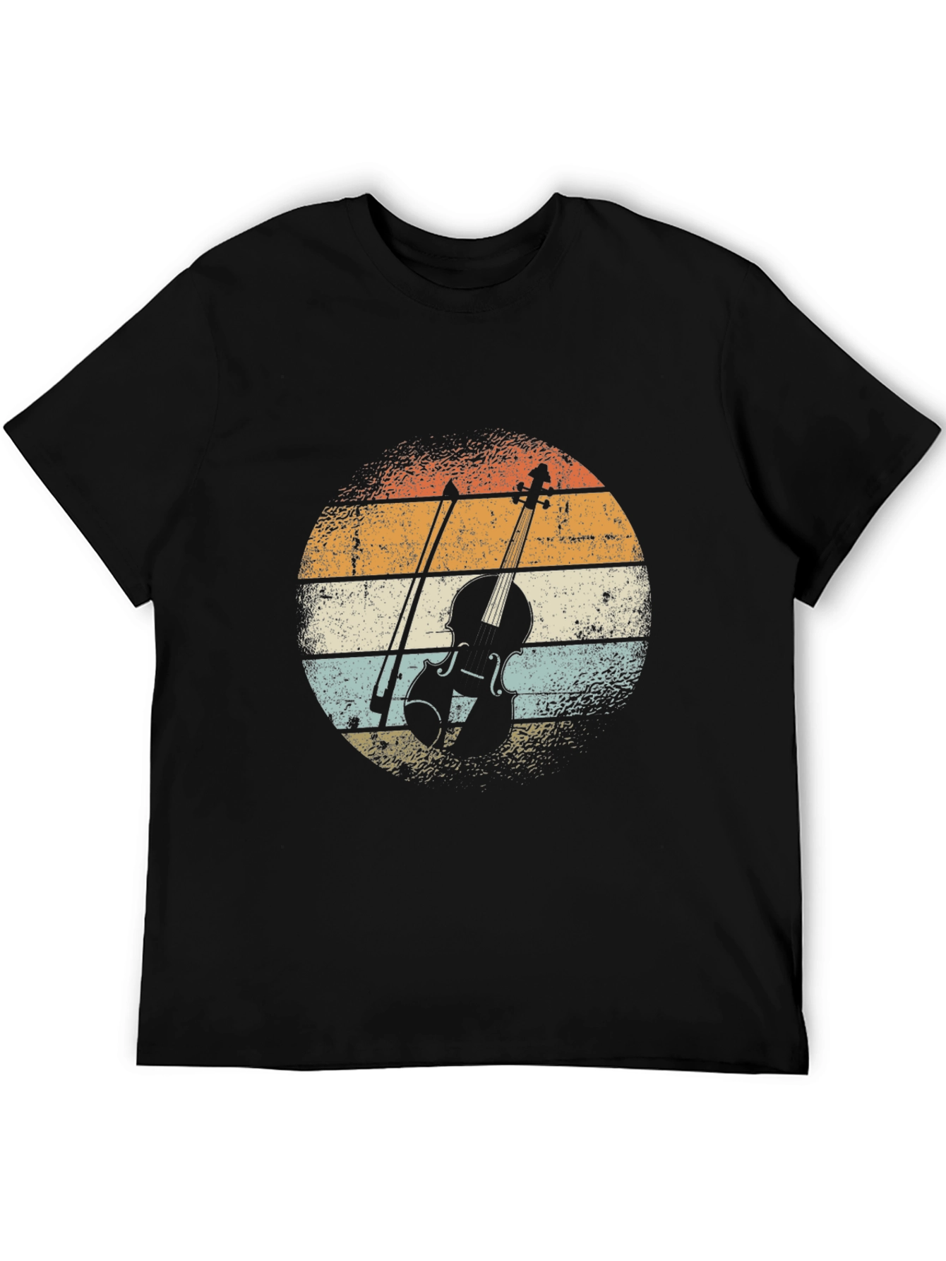 Retro Violin T-Shirt - Musician Apparel