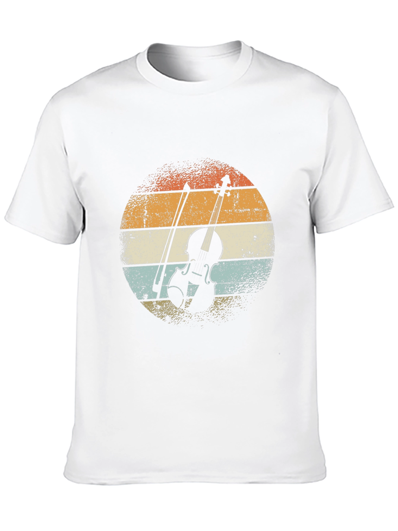 Retro Violin T-Shirt - Musician Apparel