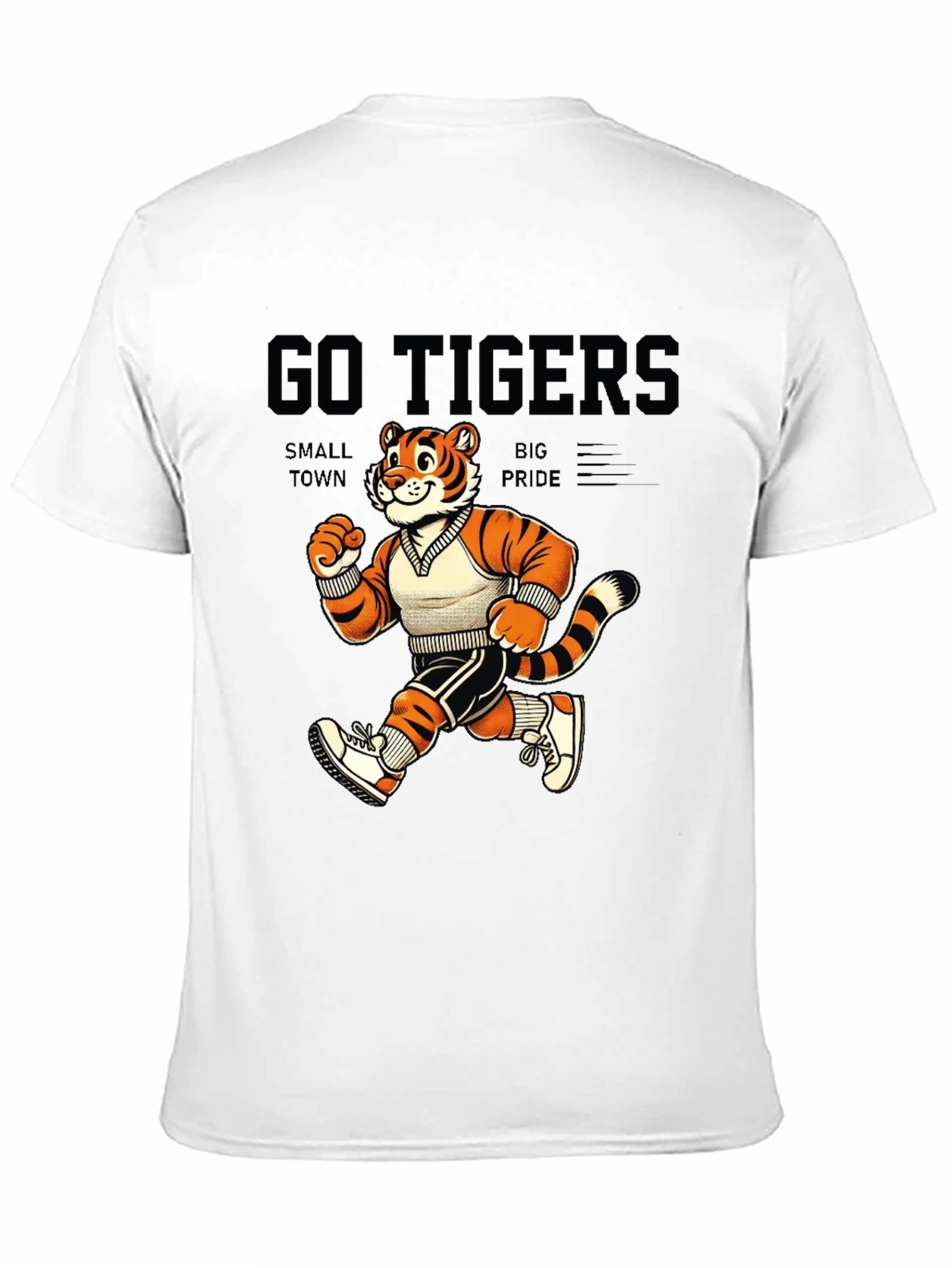 Go Tigers Small Town Big Pride Graphic T-Shirt