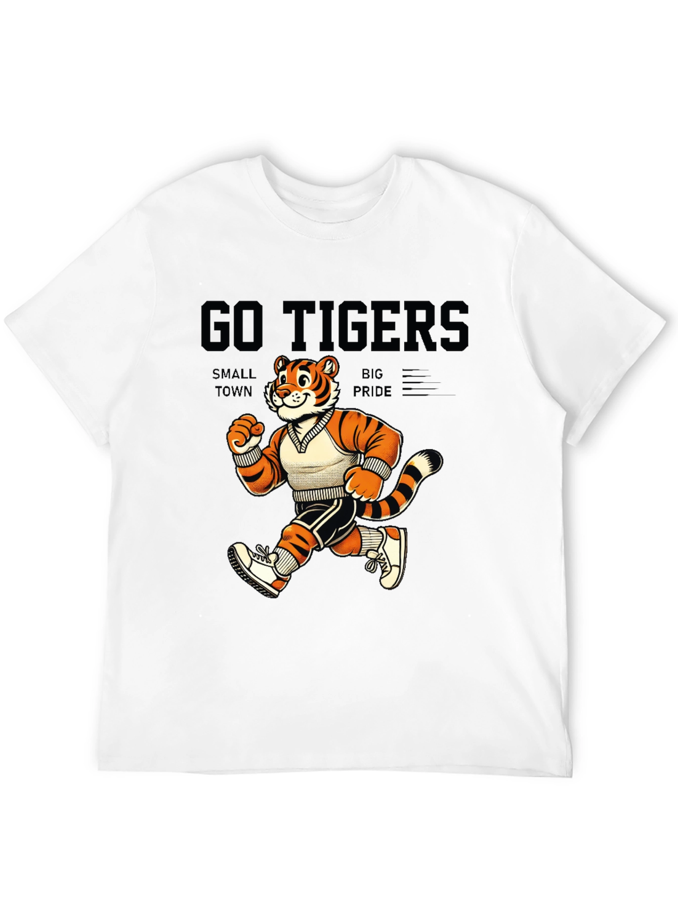 Go Tigers Small Town Big Pride Graphic T-Shirt