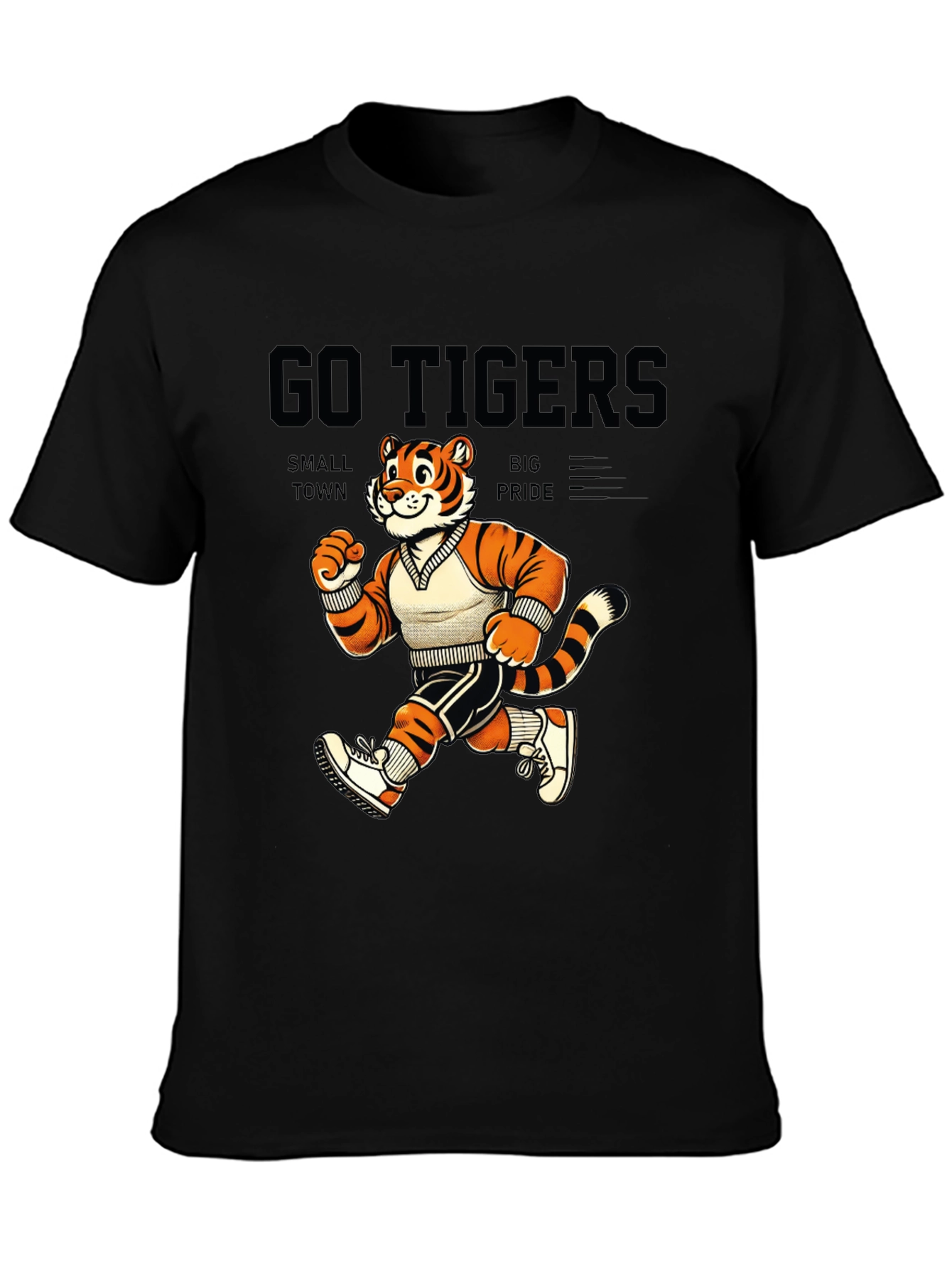 Go Tigers Small Town Big Pride Graphic T-Shirt