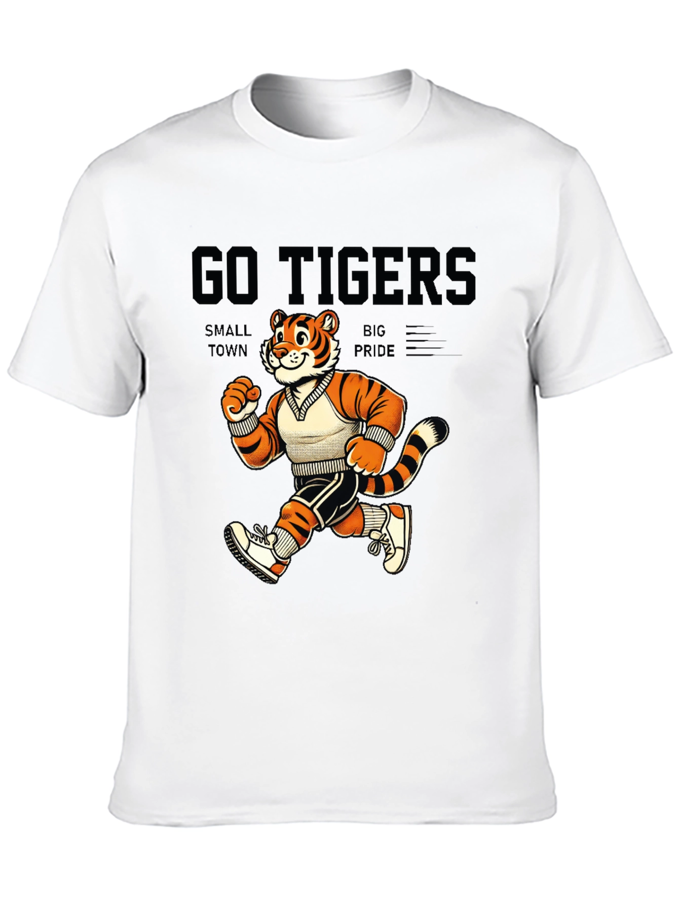 Go Tigers Small Town Big Pride Graphic T-Shirt