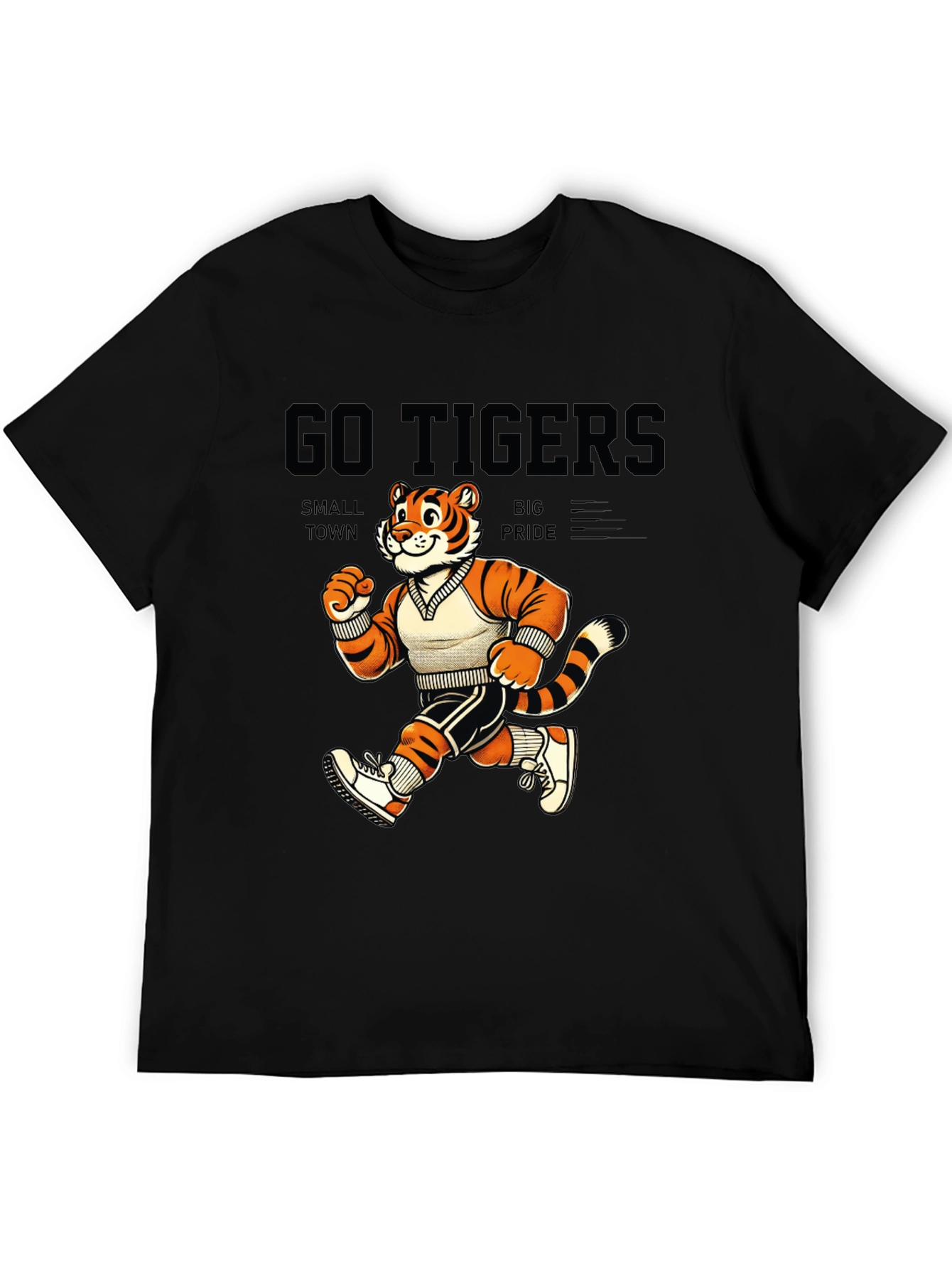 Go Tigers Small Town Big Pride Graphic T-Shirt