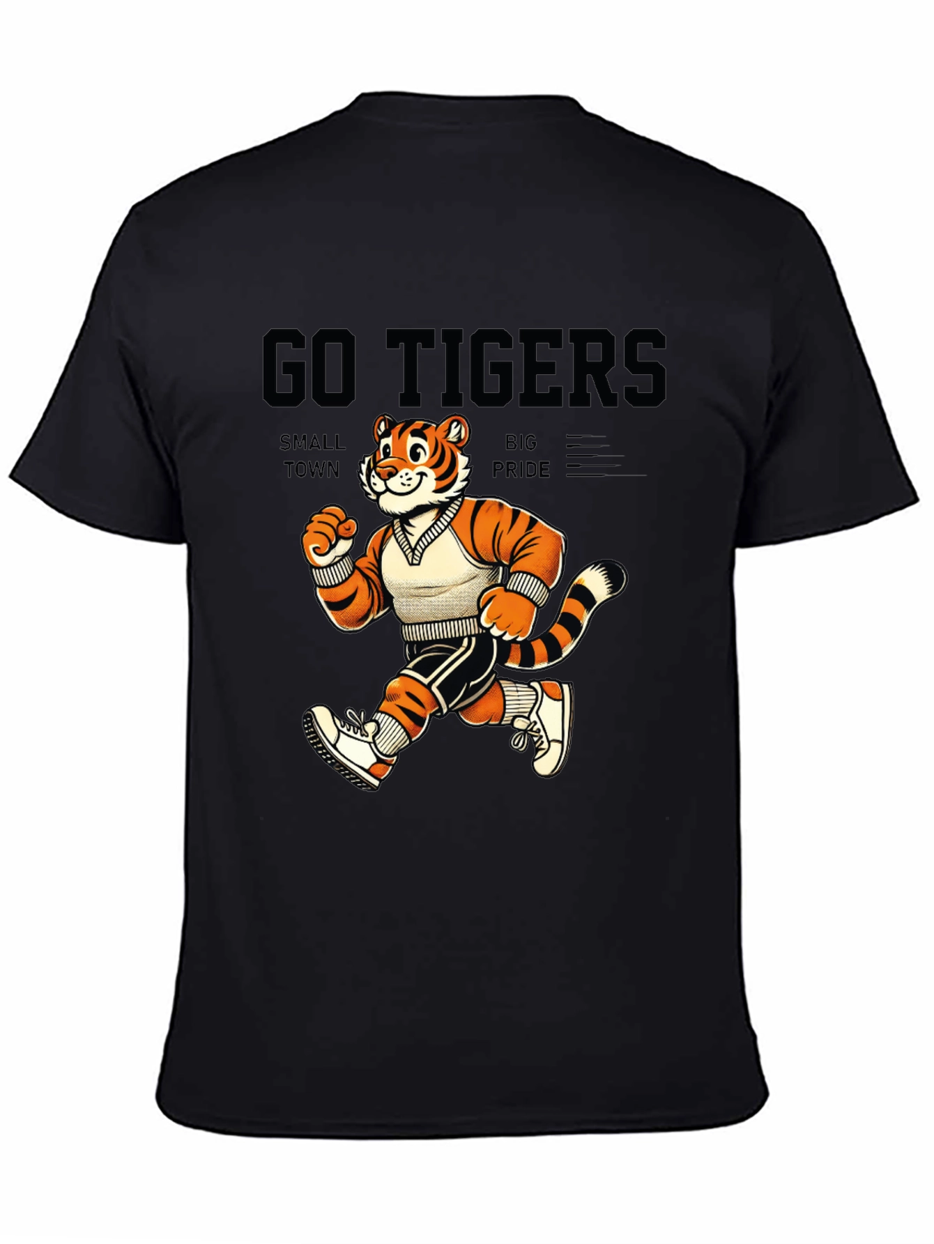 Go Tigers Small Town Big Pride Graphic T-Shirt