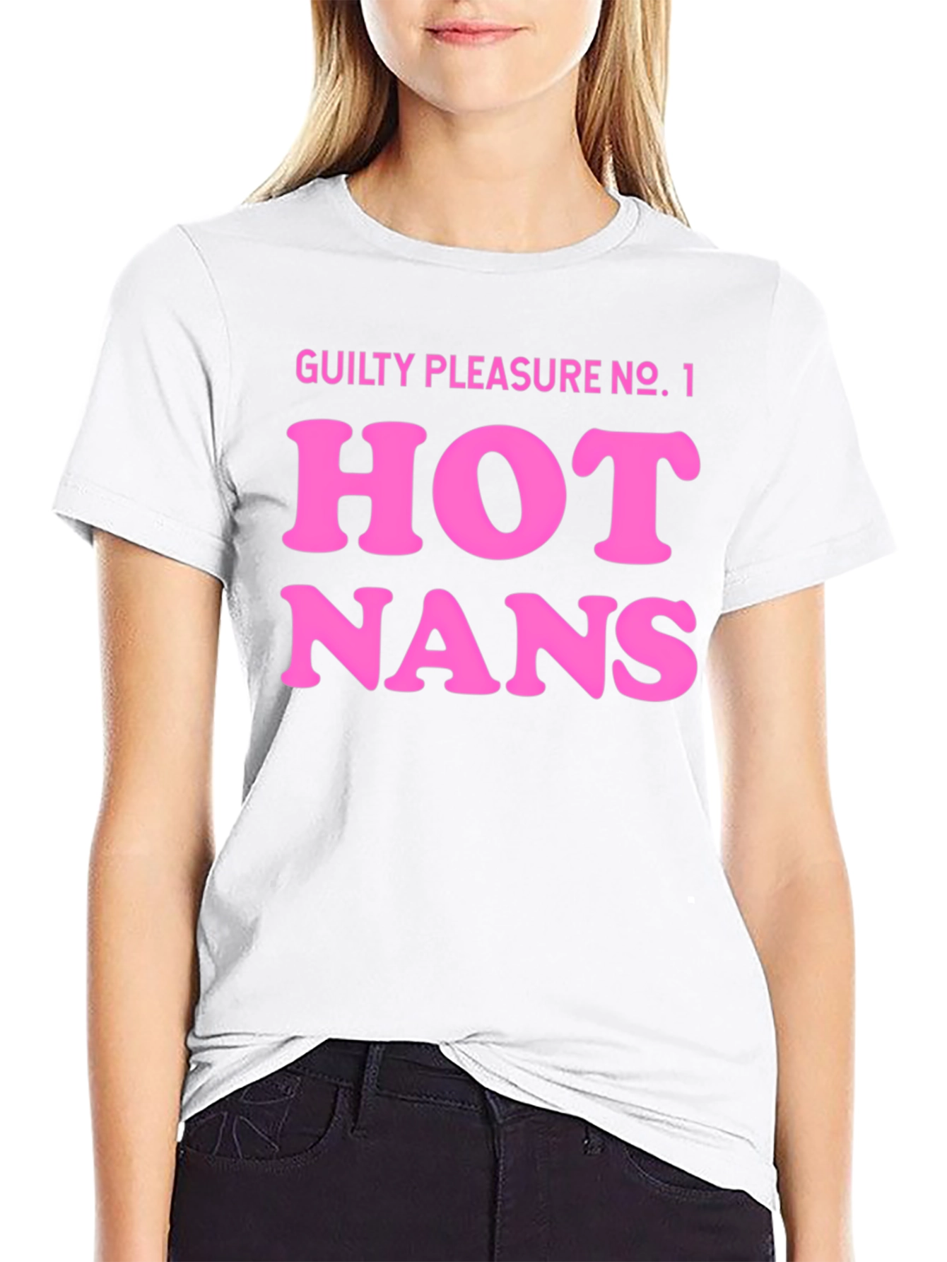 Guilty Pleasure Hot Nans T-Shirt - Black