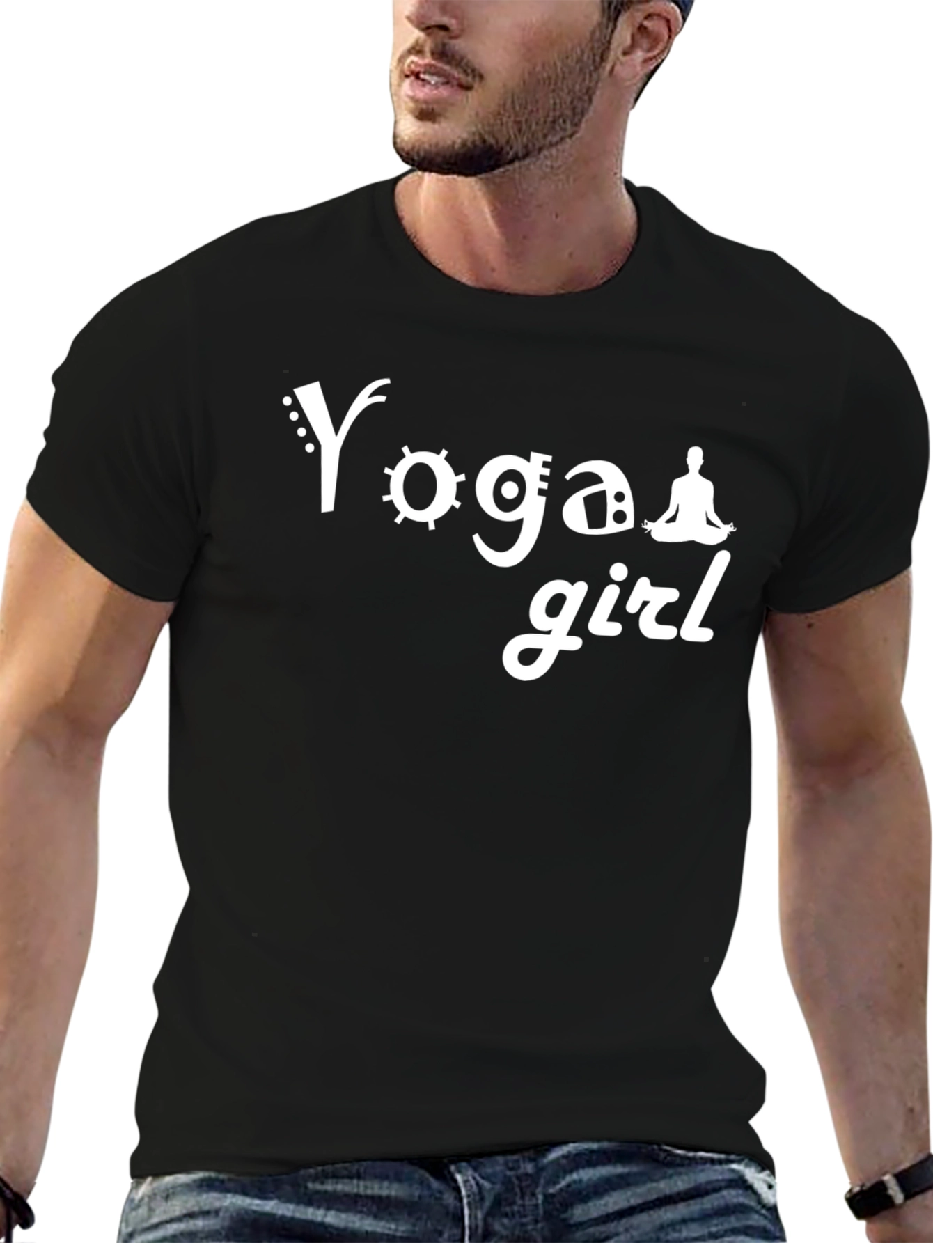 Yoga Girl T-Shirt - Graphic Tee Relaxed Fit