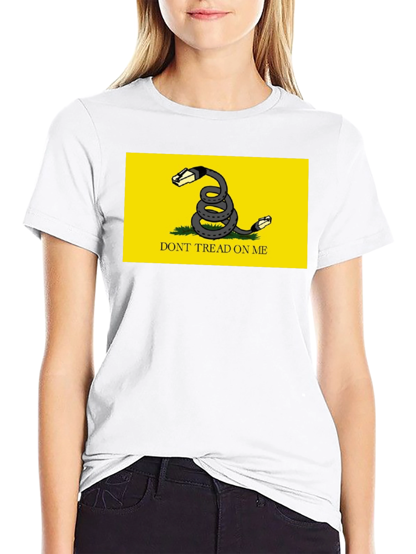 Gadsden Snake Ethernet T-Shirt