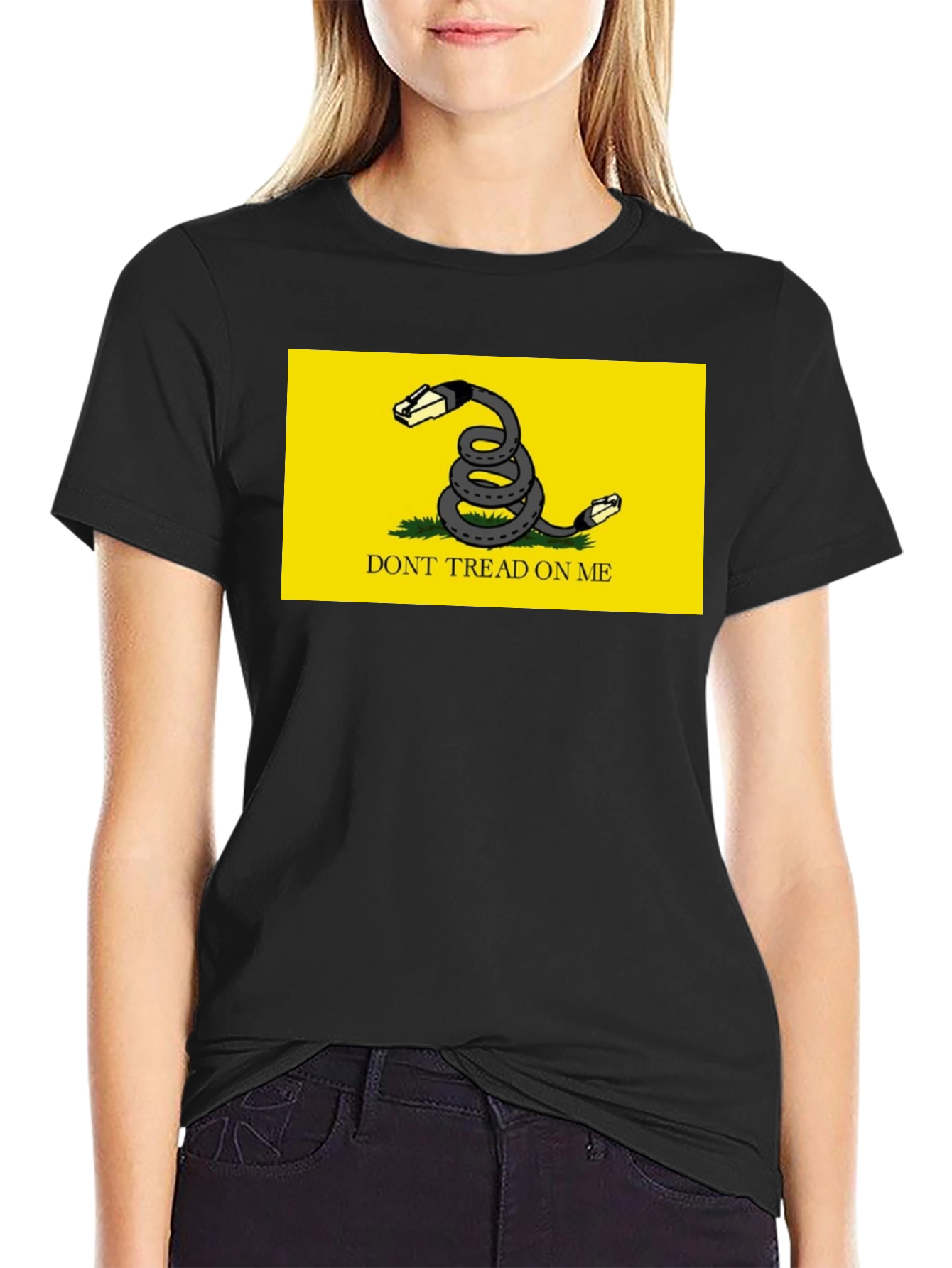 Gadsden Snake Ethernet T-Shirt