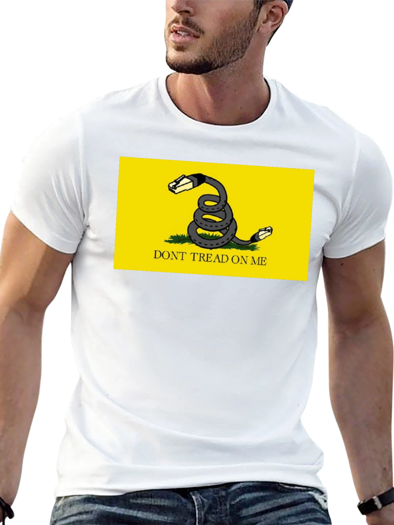Gadsden Snake Ethernet T-Shirt