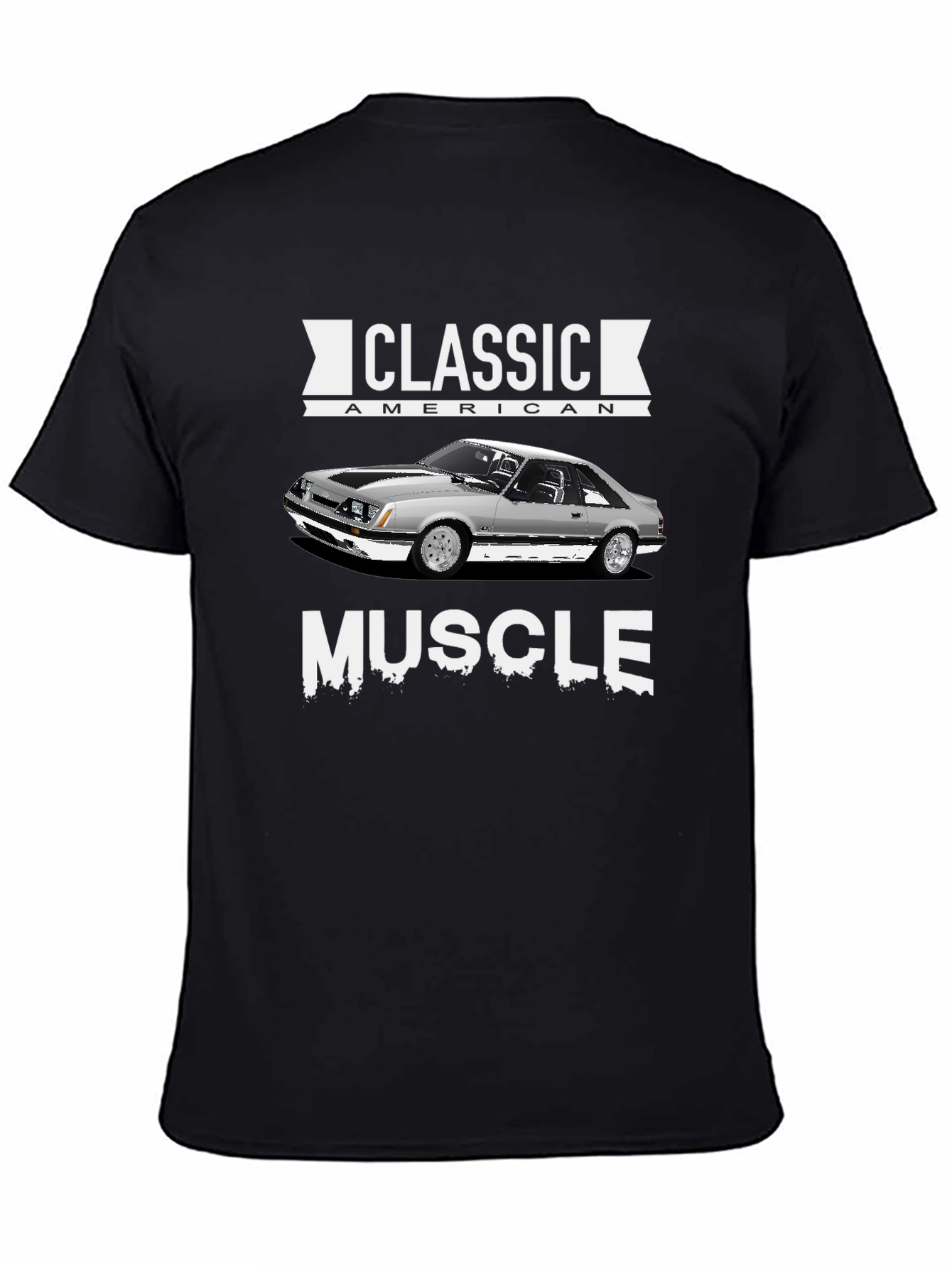 Classic American Muscle Car Graphic T-Shirt
