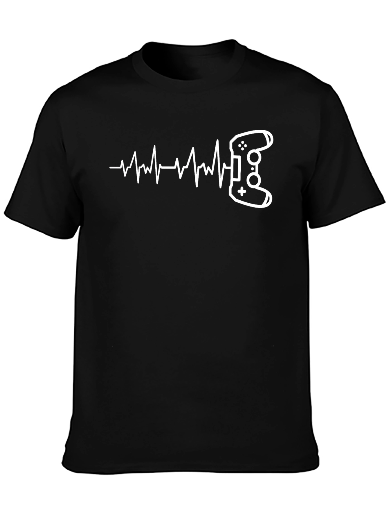 Gamer Heartbeat T-Shirt - Gaming Controller Design