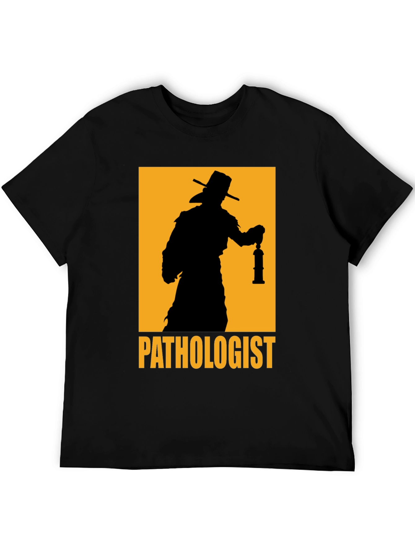 Pathologist T-Shirt - Plague Doctor Silhouette
