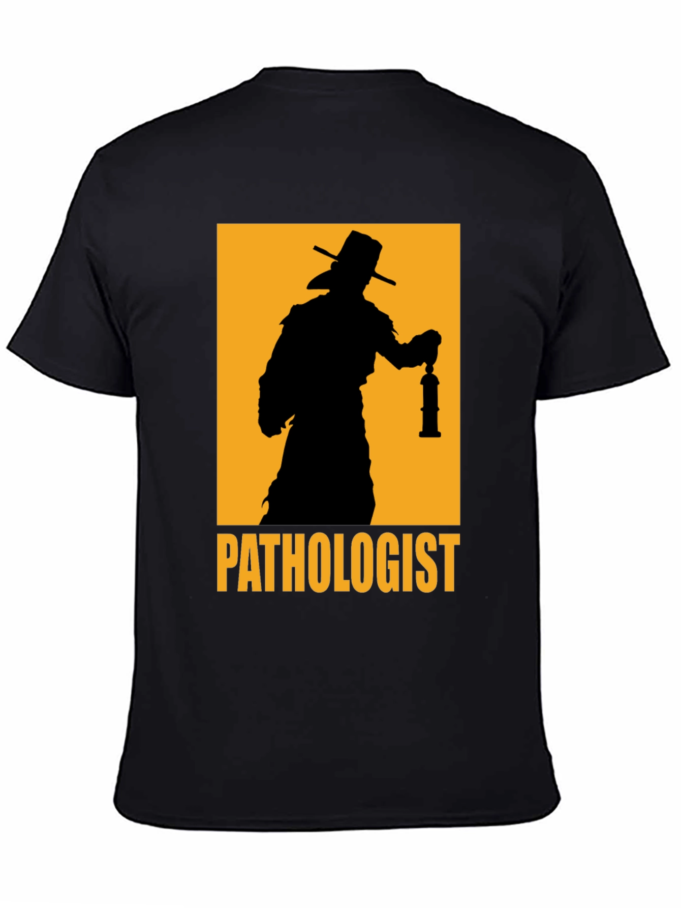 Pathologist T-Shirt - Plague Doctor Silhouette