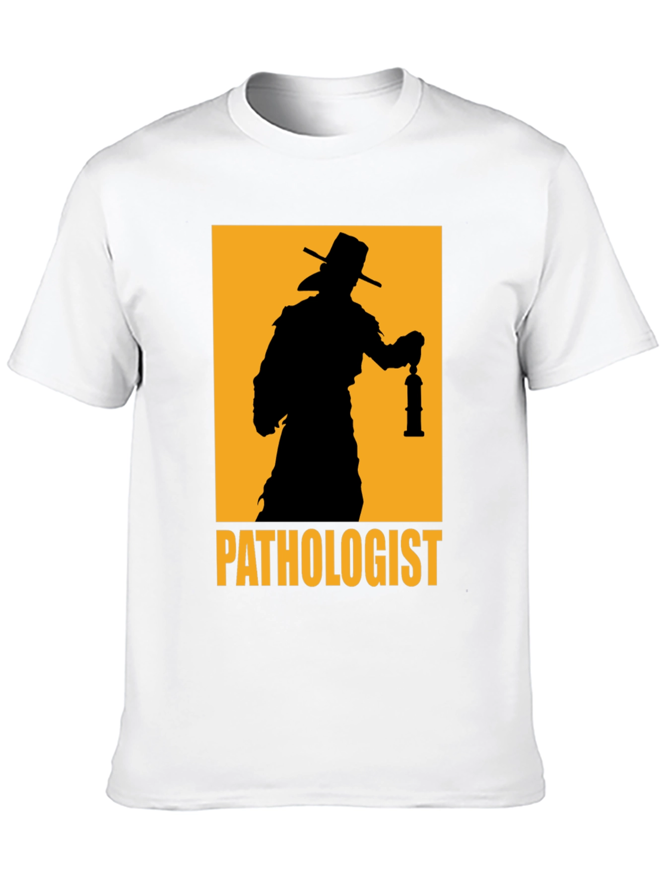 Pathologist T-Shirt - Plague Doctor Silhouette