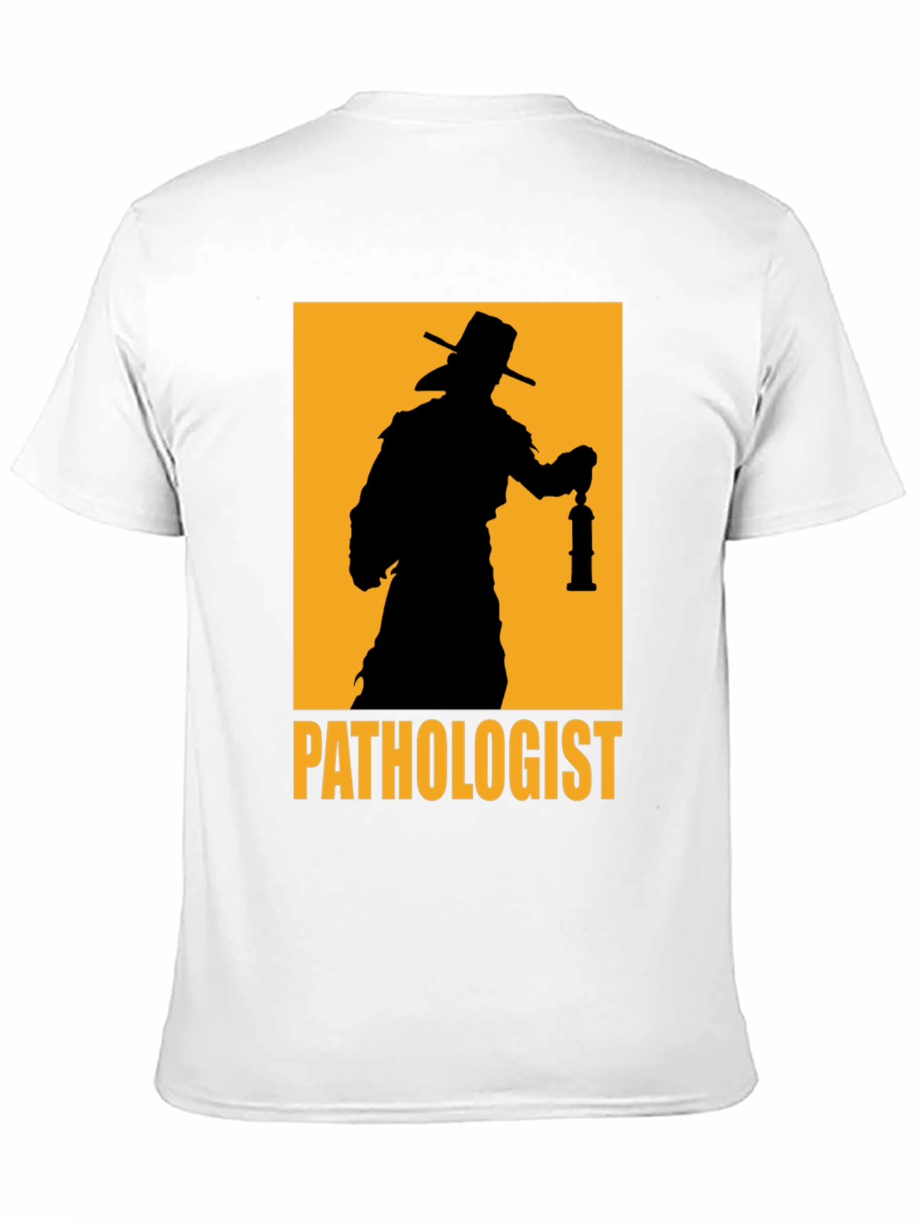 Pathologist T-Shirt - Plague Doctor Silhouette