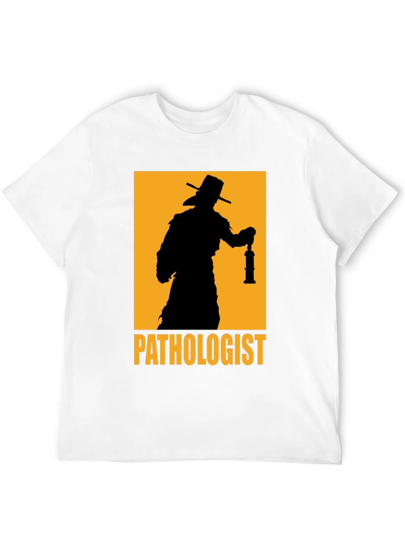Pathologist T-Shirt - Plague Doctor Silhouette