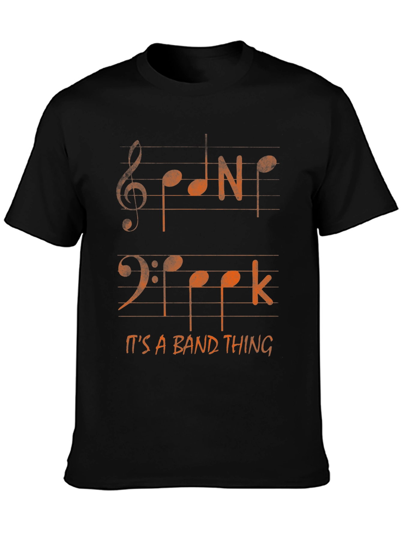 Music Notes T-Shirt - Band Thing