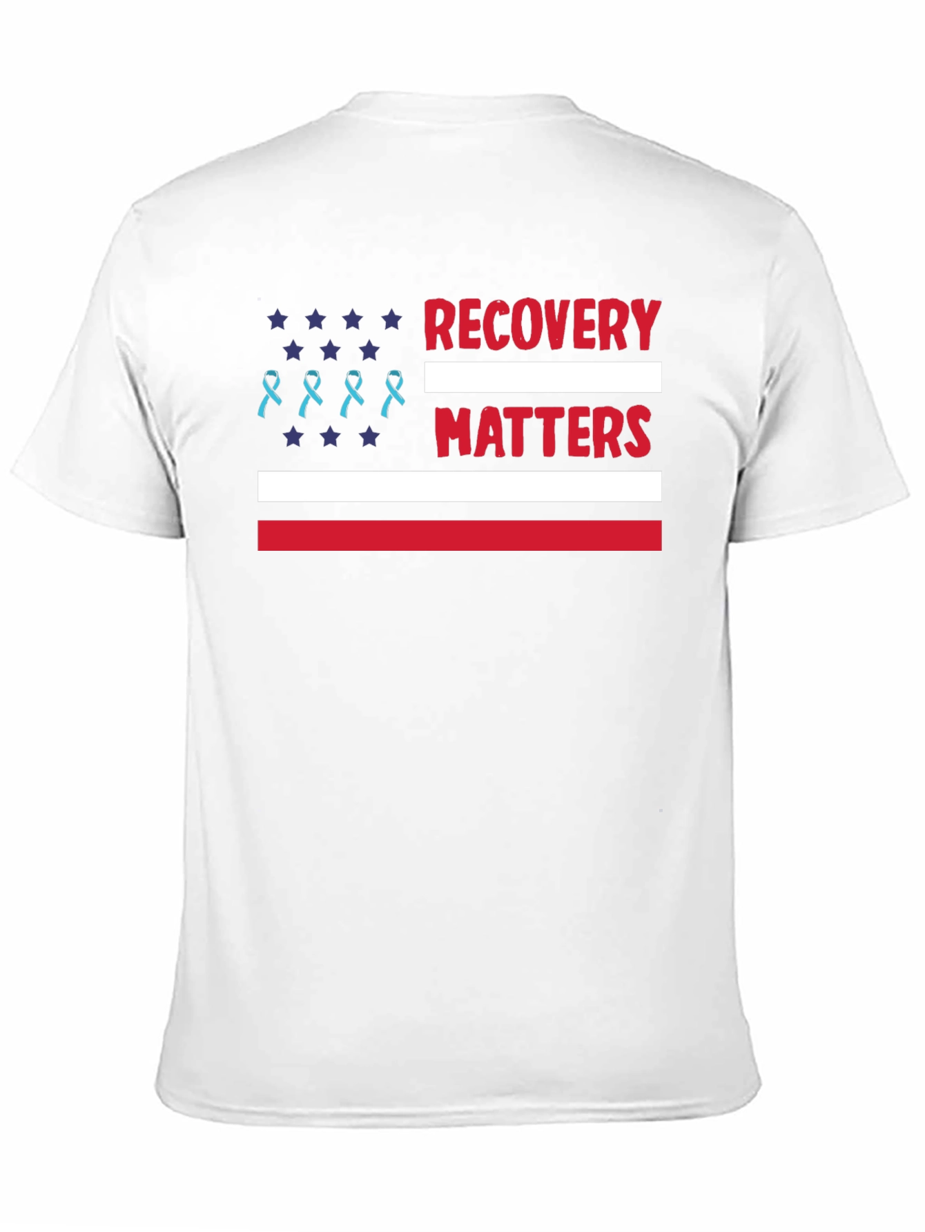 Recovery Matters American Flag T-Shirt