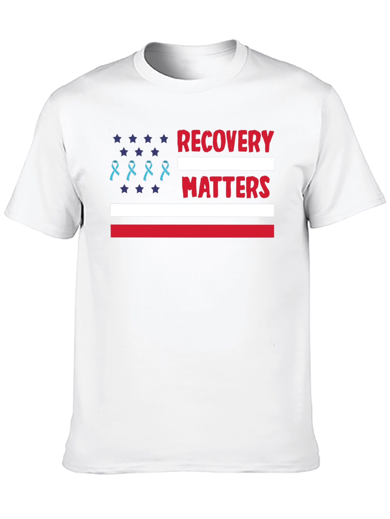 Recovery Matters American Flag T-Shirt