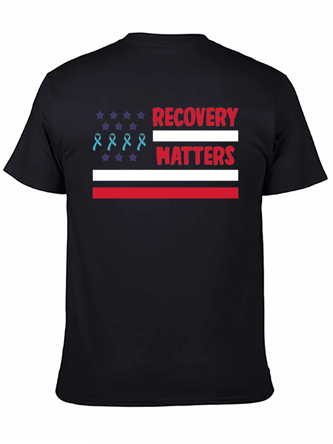 Recovery Matters American Flag T-Shirt