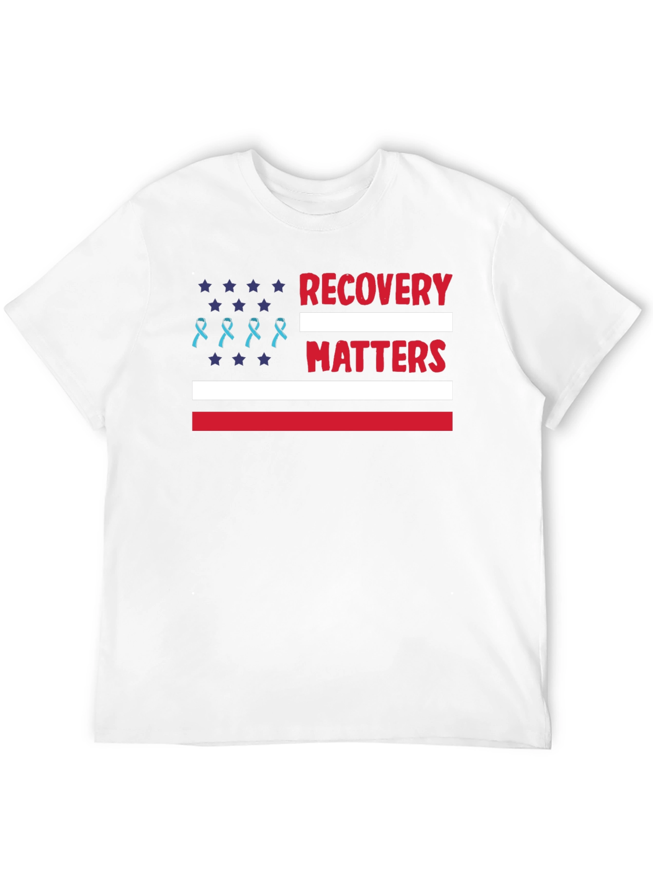 Recovery Matters American Flag T-Shirt