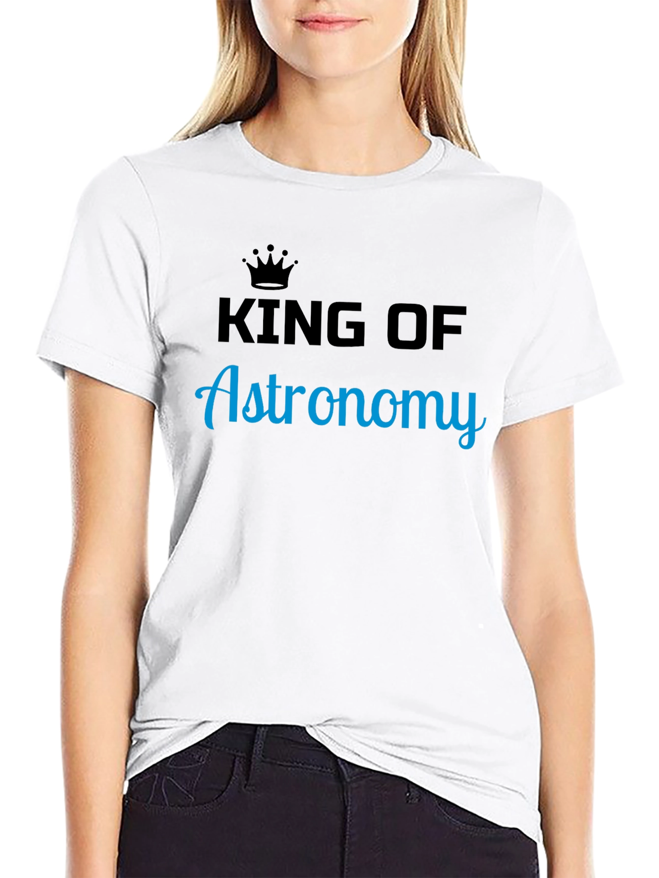 King of Astronomy Black T-Shirt