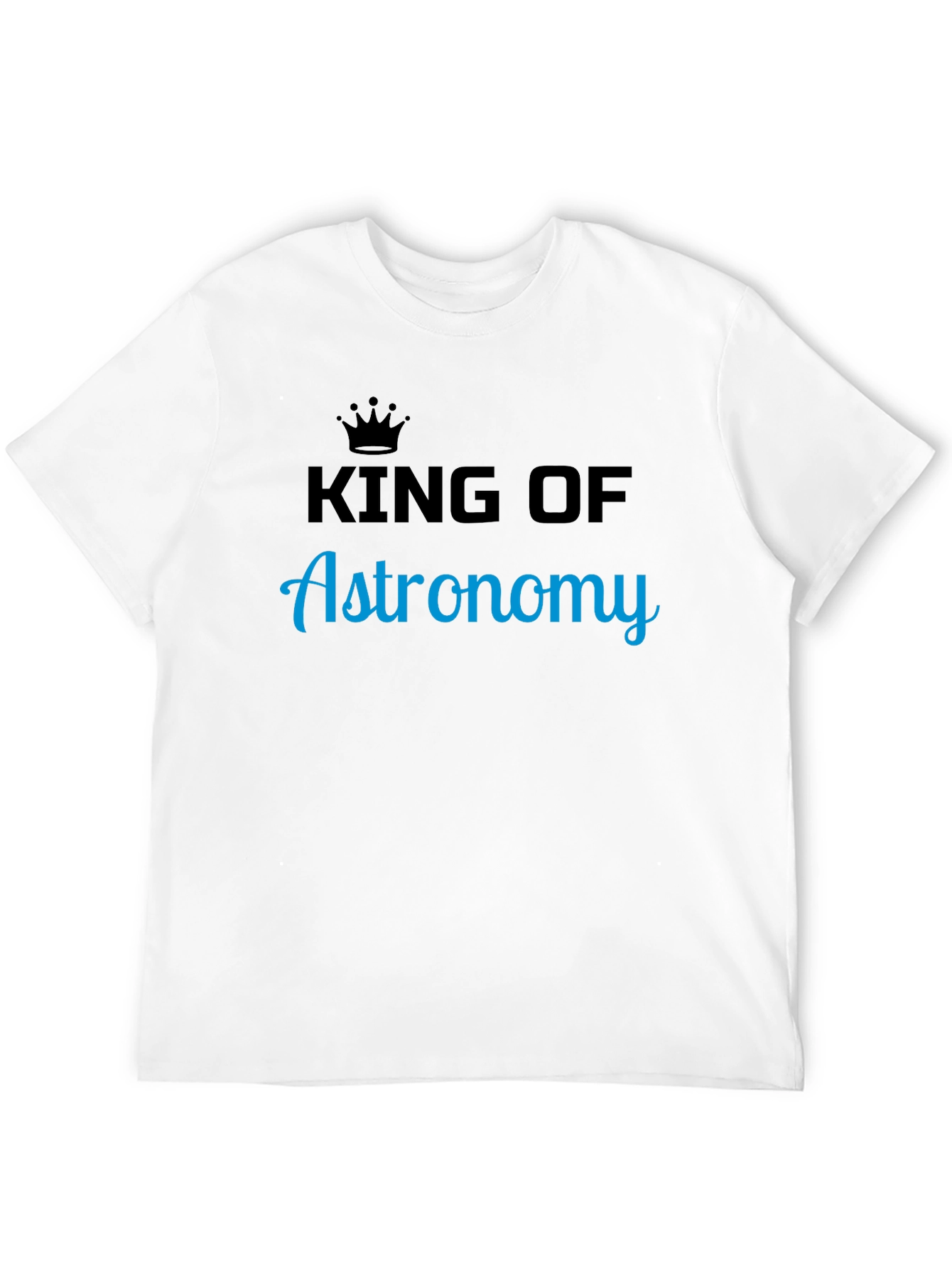 King of Astronomy Black T-Shirt