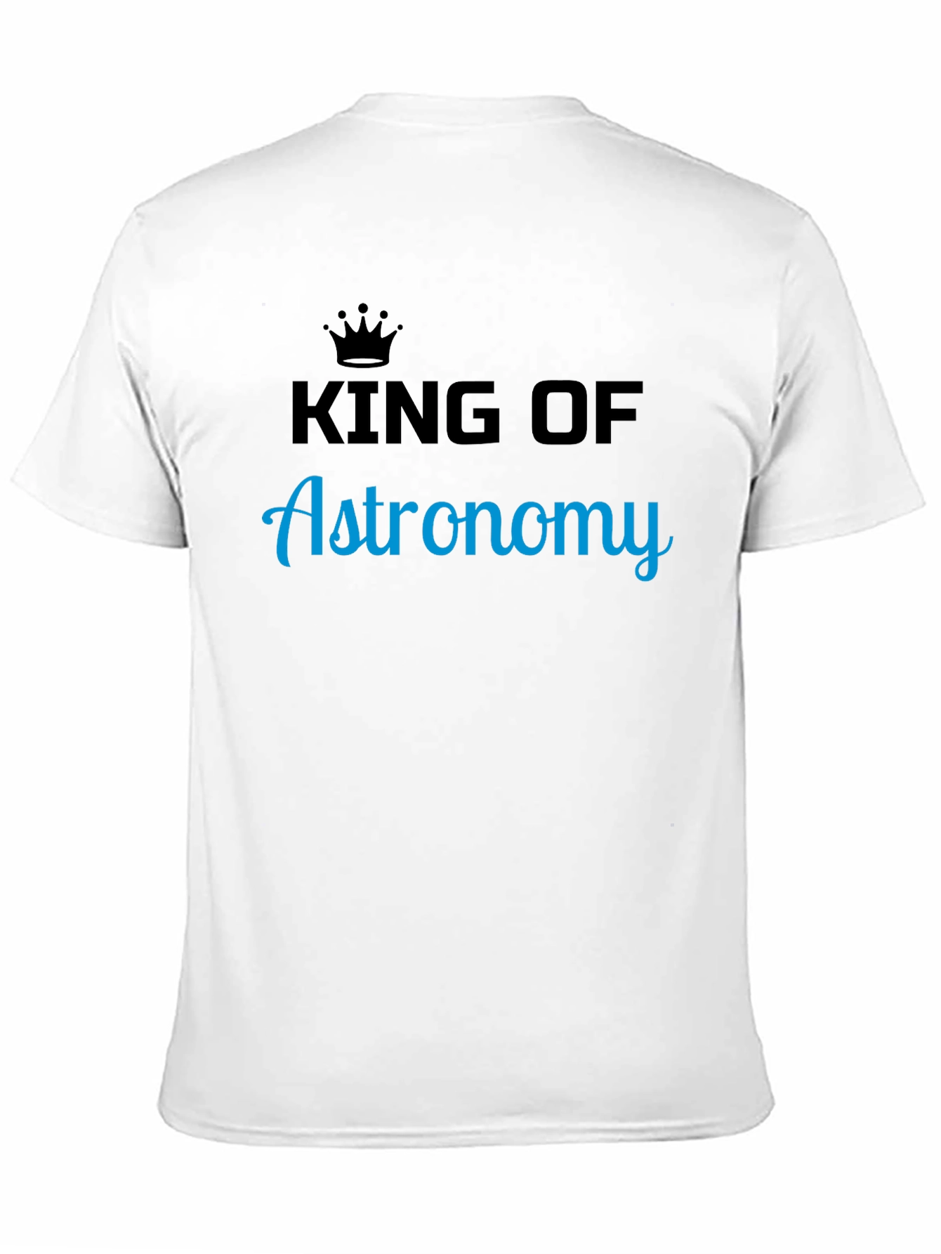 King of Astronomy Black T-Shirt