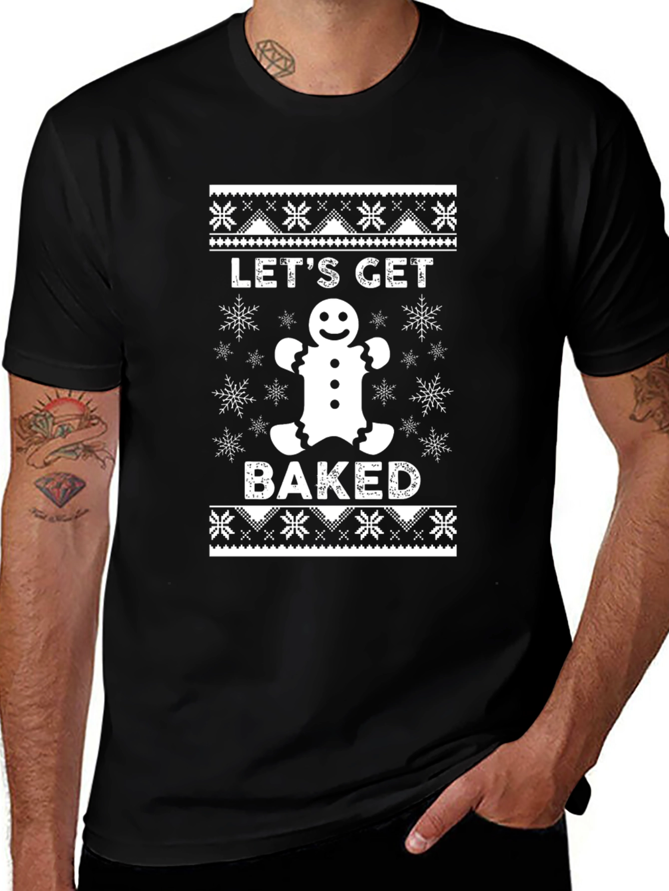 Lets Get Baked Christmas Holiday T-Shirt