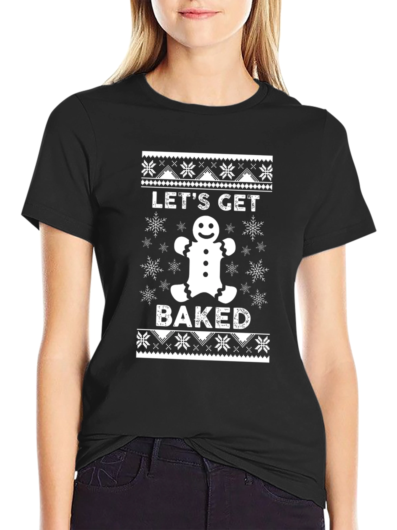 Lets Get Baked Christmas Holiday T-Shirt