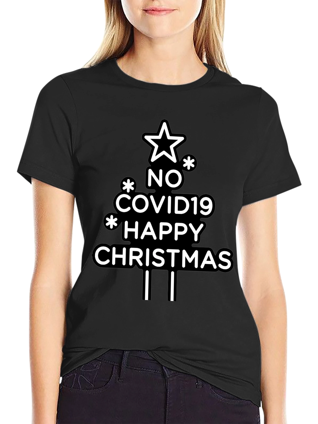 No Covid19 Happy Christmas T-Shirt