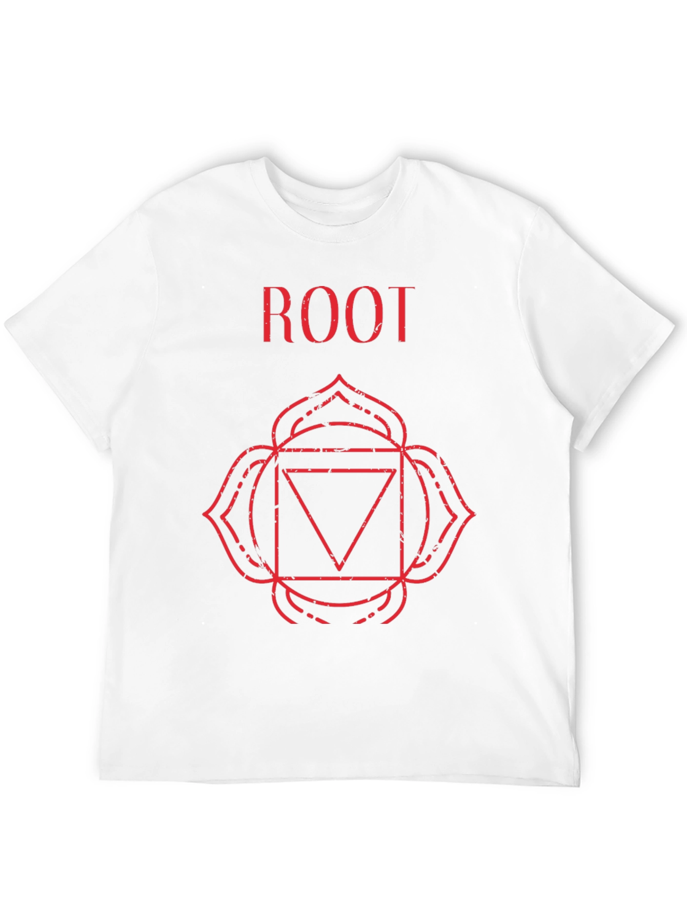 Root Chakra T-Shirt - Black Cotton Spiritual Tee