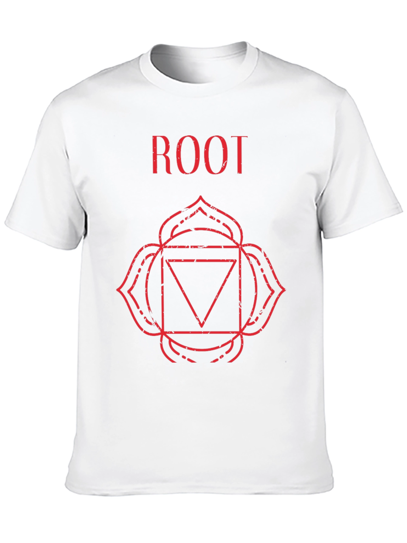 Root Chakra T-Shirt - Black Cotton Spiritual Tee