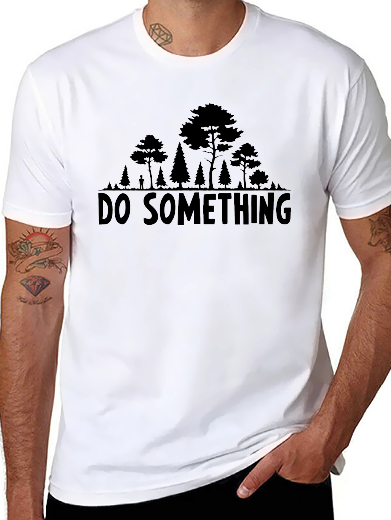 Do Something Graphic T-Shirt - Forest Design Tee