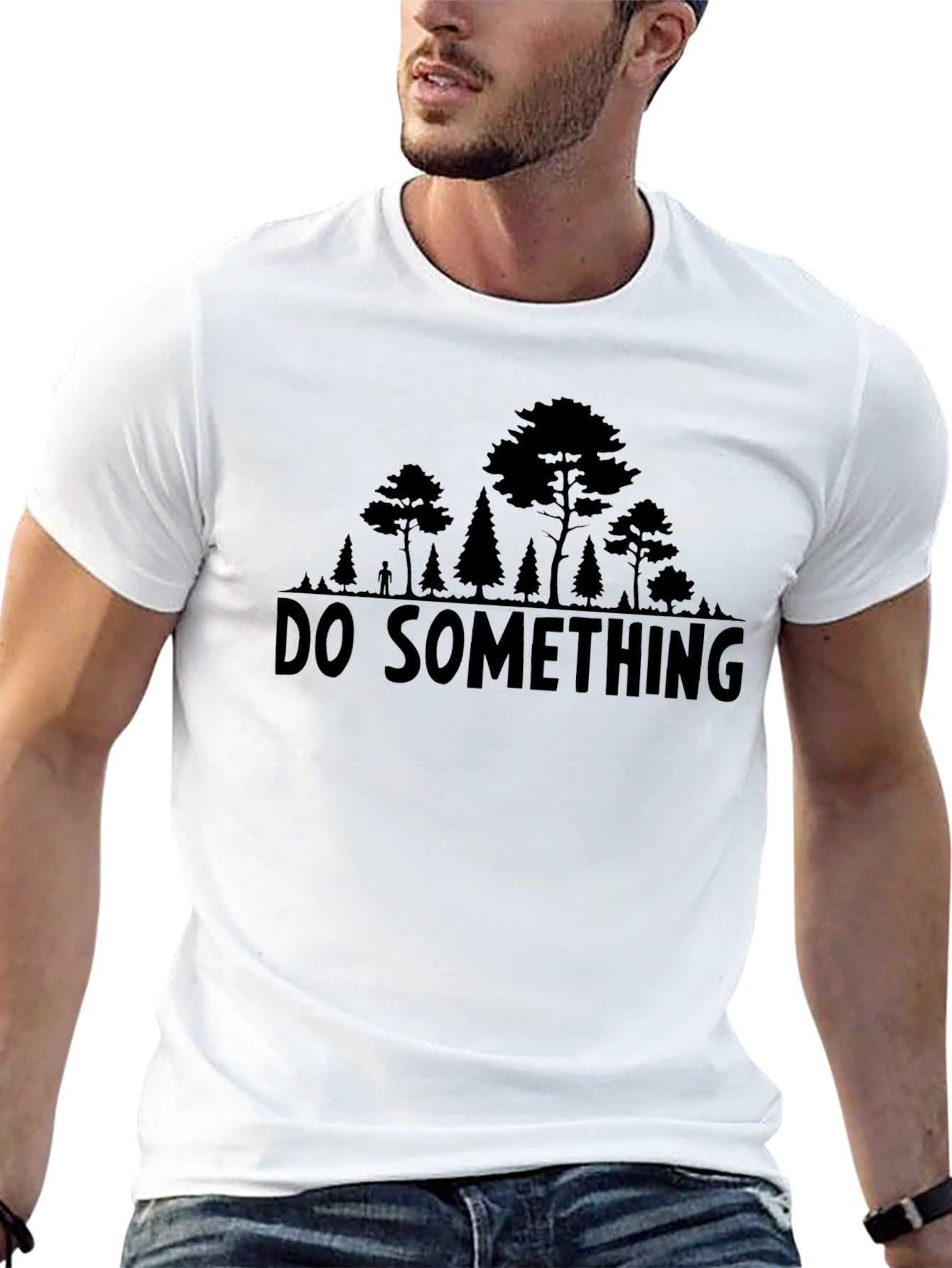 Do Something Graphic T-Shirt - Forest Design Tee