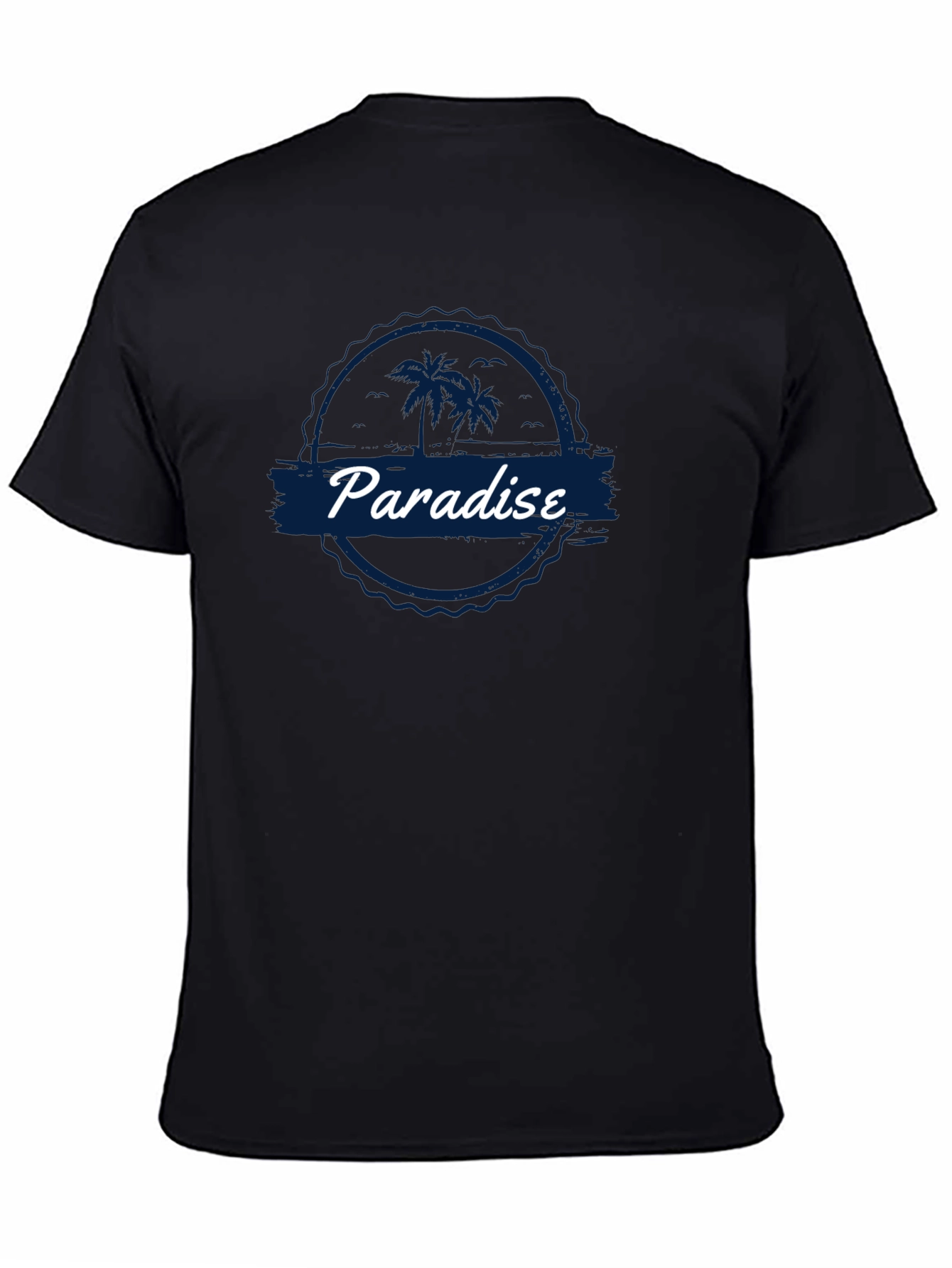 Paradise Graphic Black T-Shirt