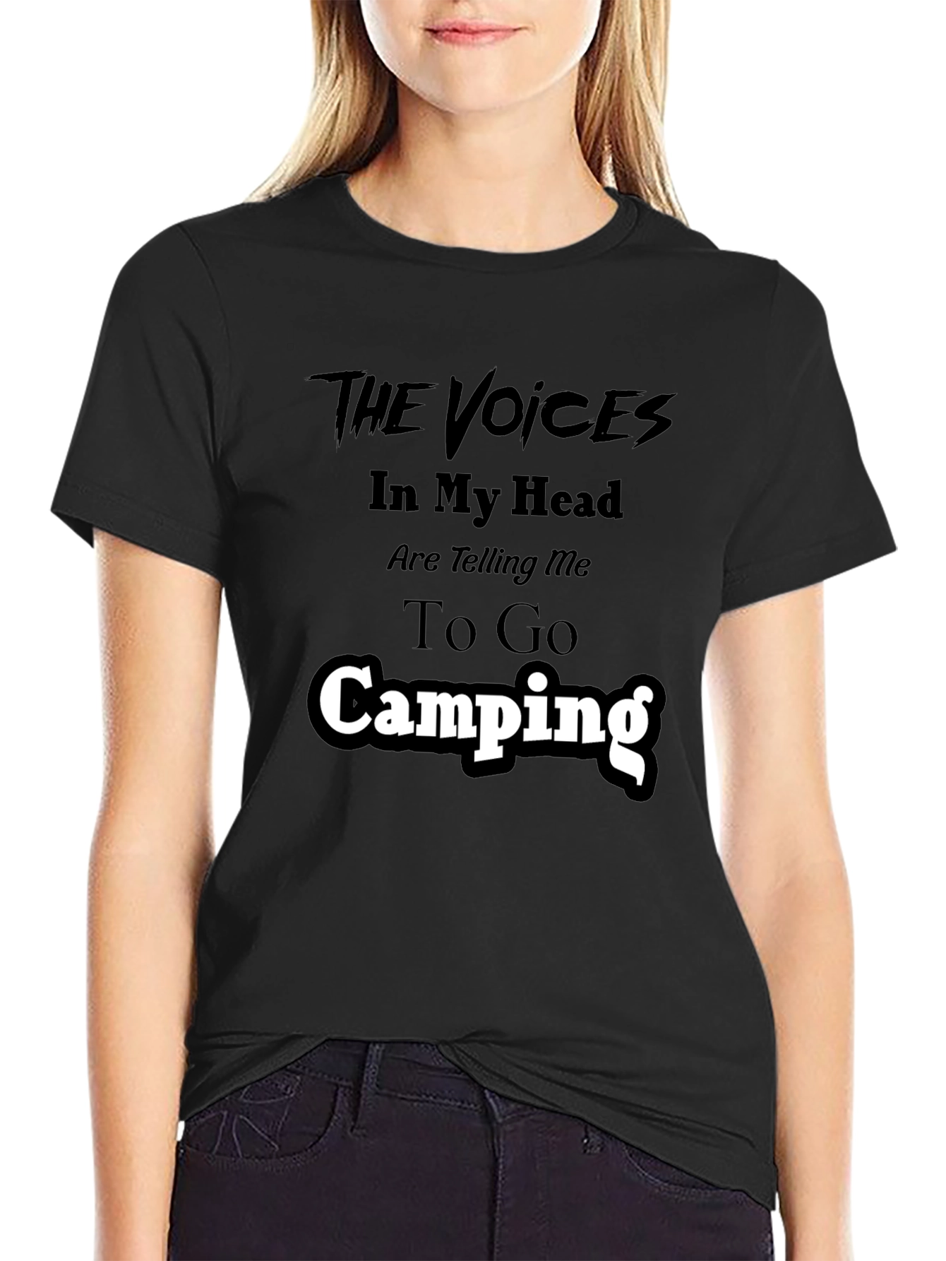 Camping T-Shirt - The Voices in My Head
