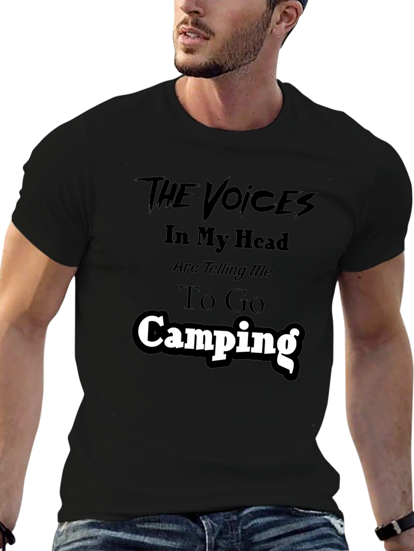 Camping T-Shirt - The Voices in My Head