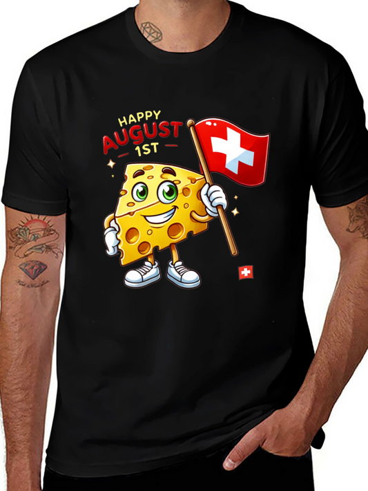 Happy August 1st Switzerland Cheese T-Shirt
