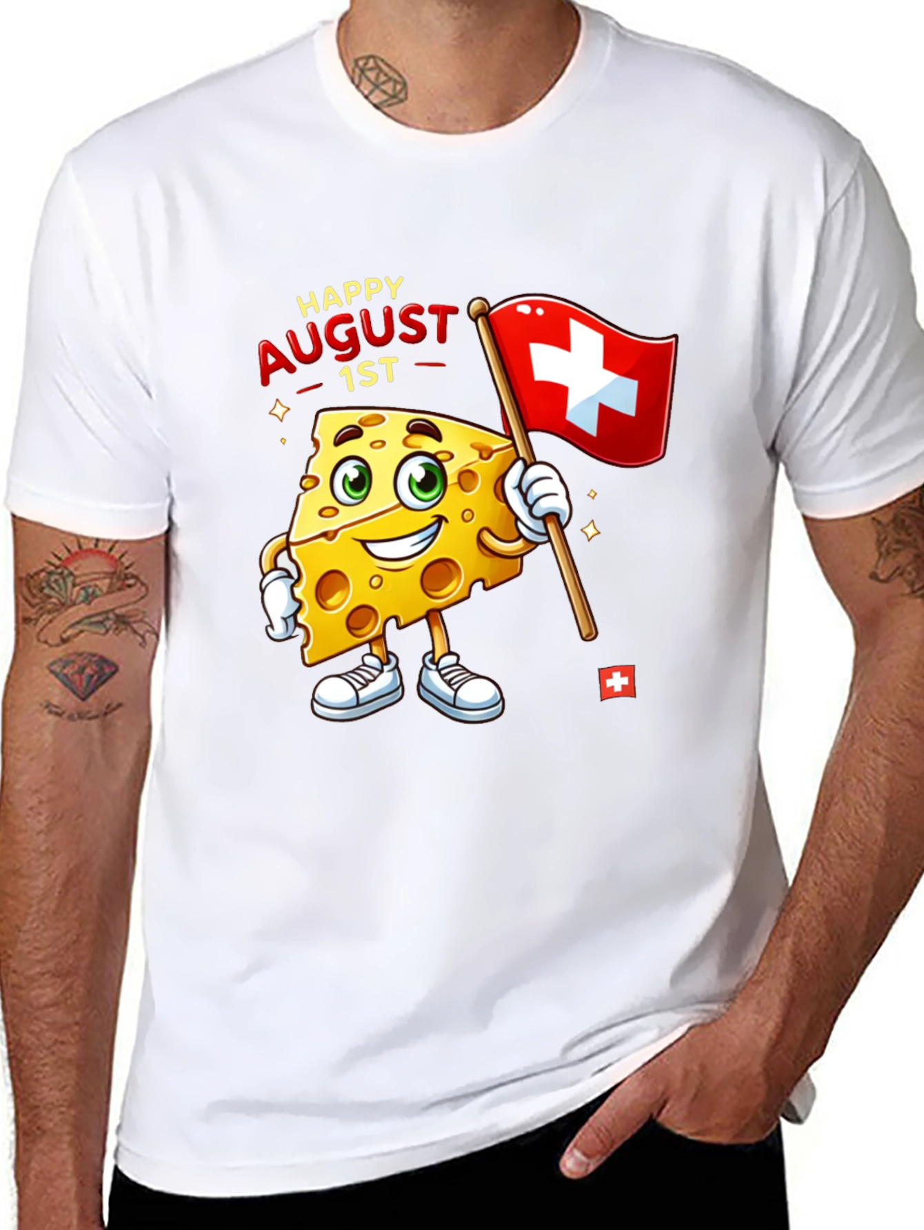 Happy August 1st Switzerland Cheese T-Shirt