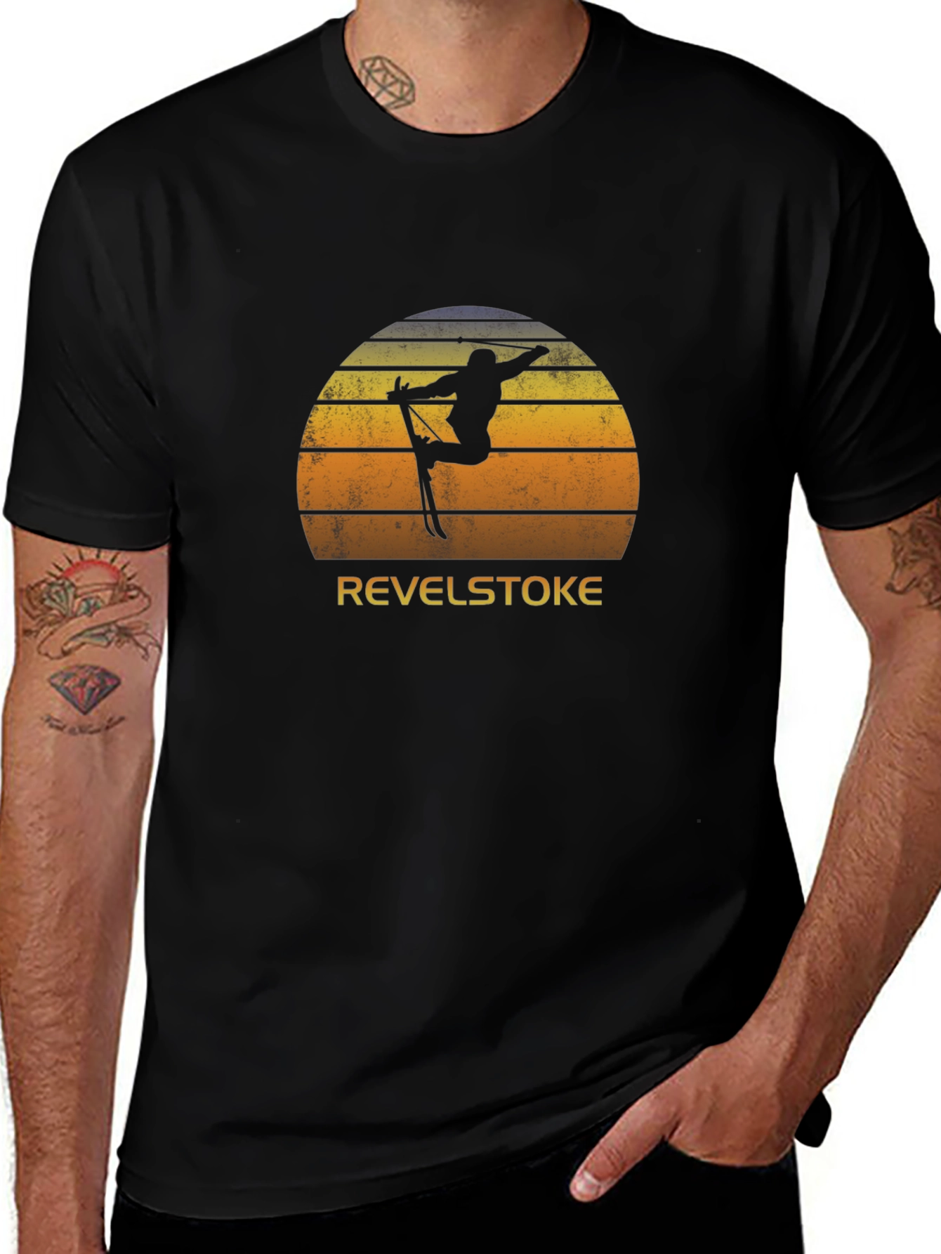 Revelstoke Ski Retro Graphic Tee