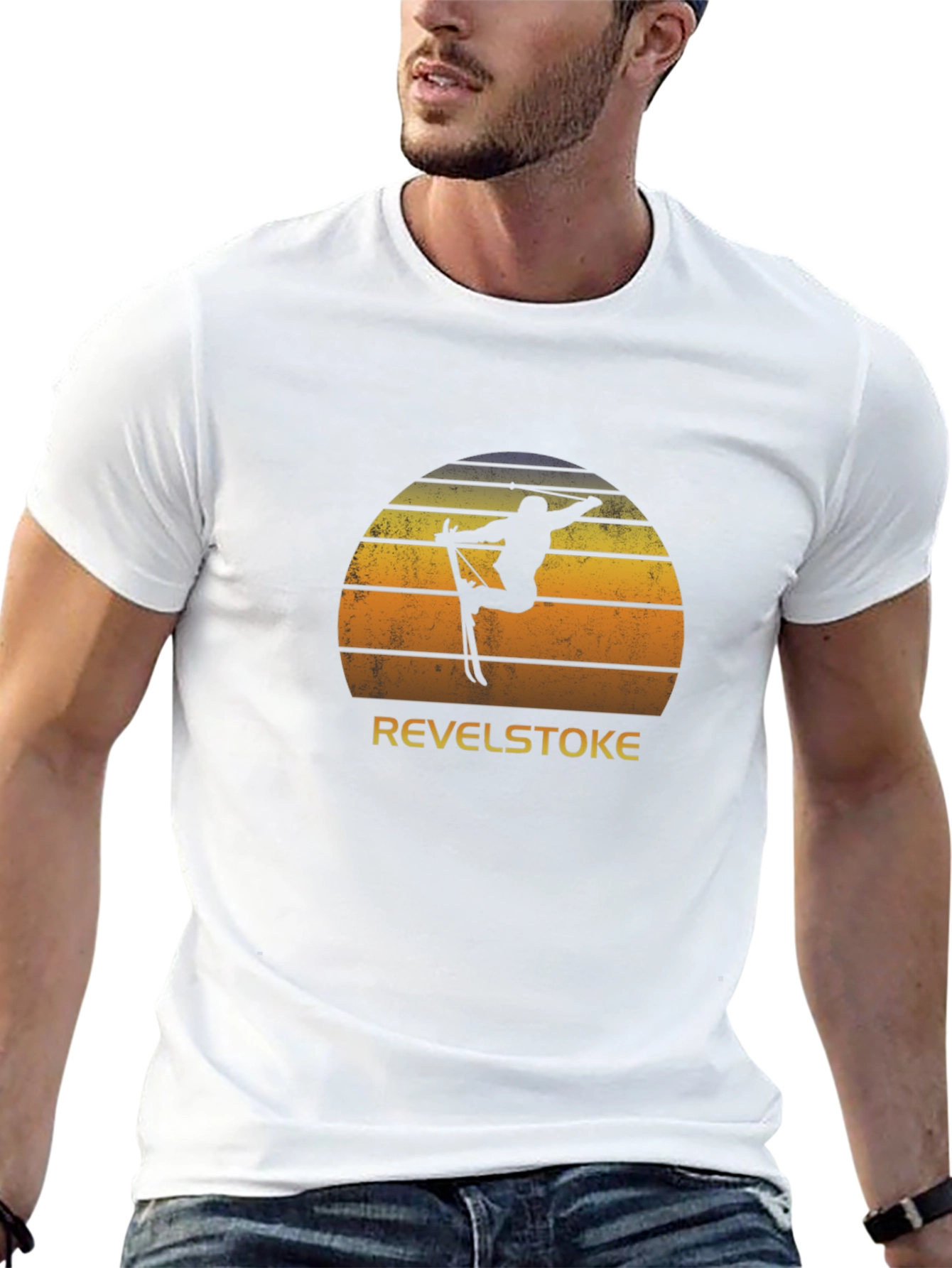 Revelstoke Ski Retro Graphic Tee