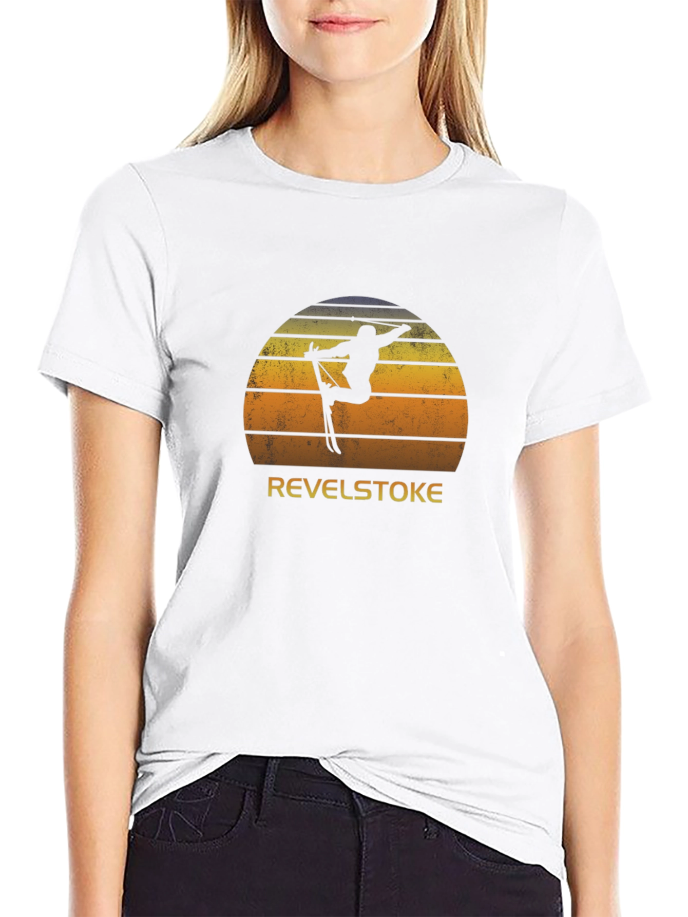 Revelstoke Ski Retro Graphic Tee