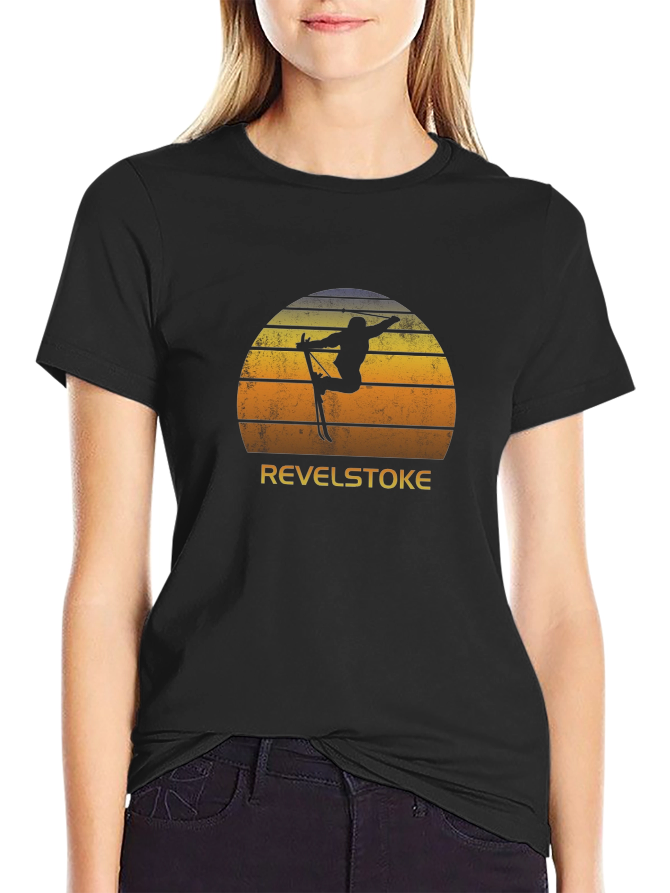 Revelstoke Ski Retro Graphic Tee