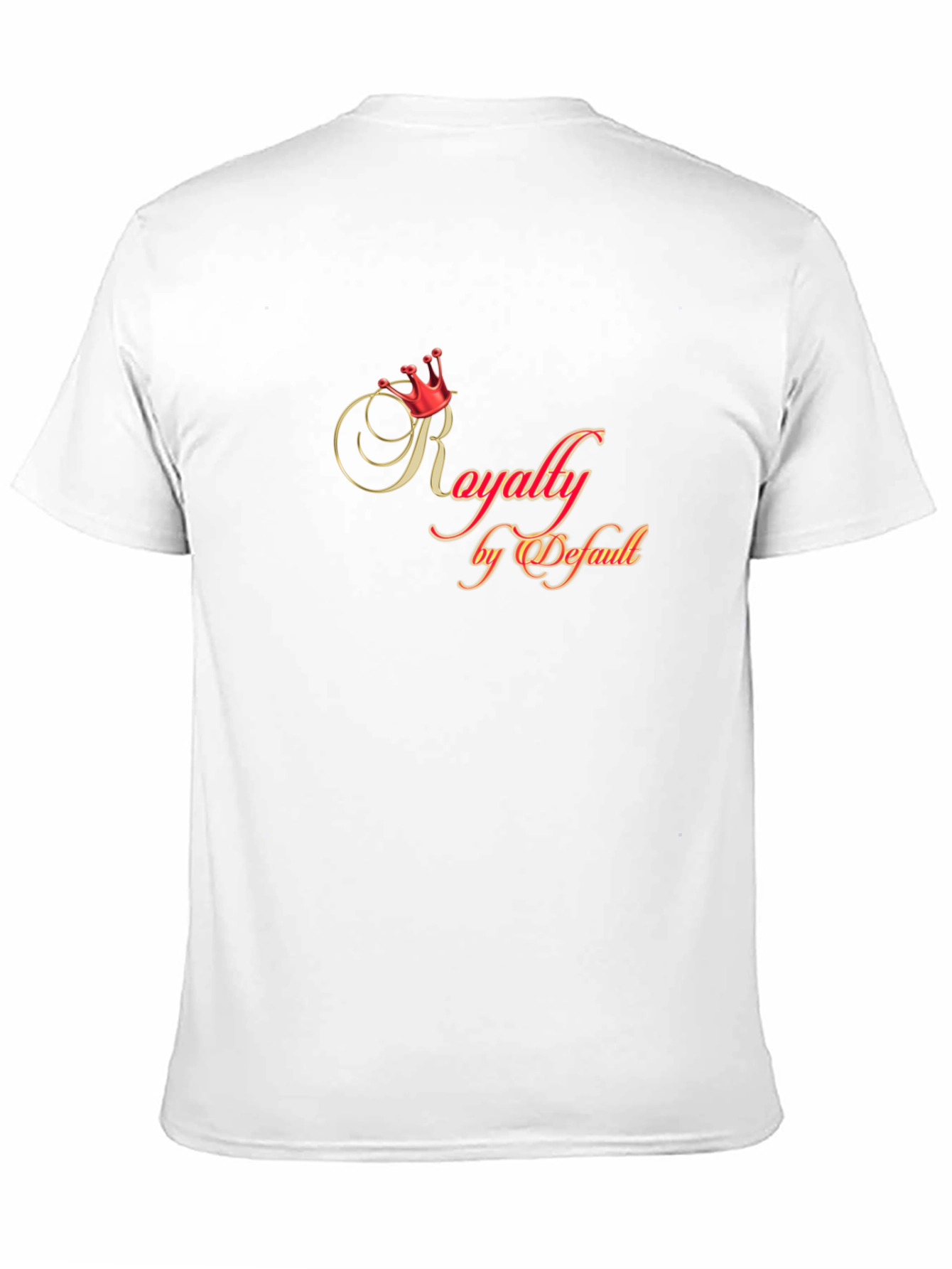 Royalty by Default Black Graphic T-Shirt